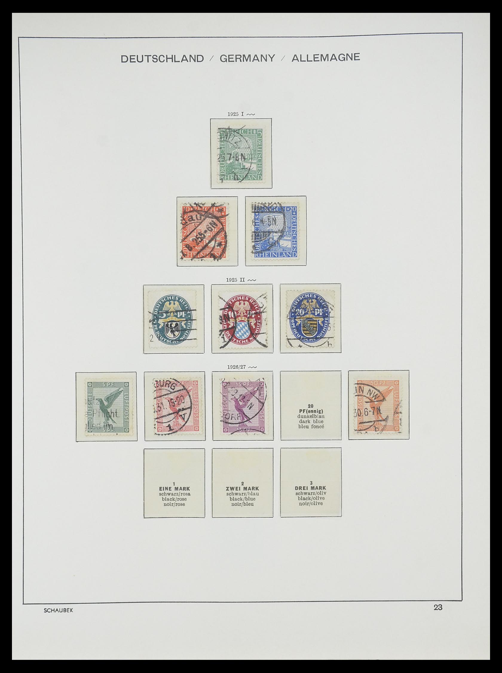 33697 023 - Stamp collection 33697 German Reich 1872-1945.