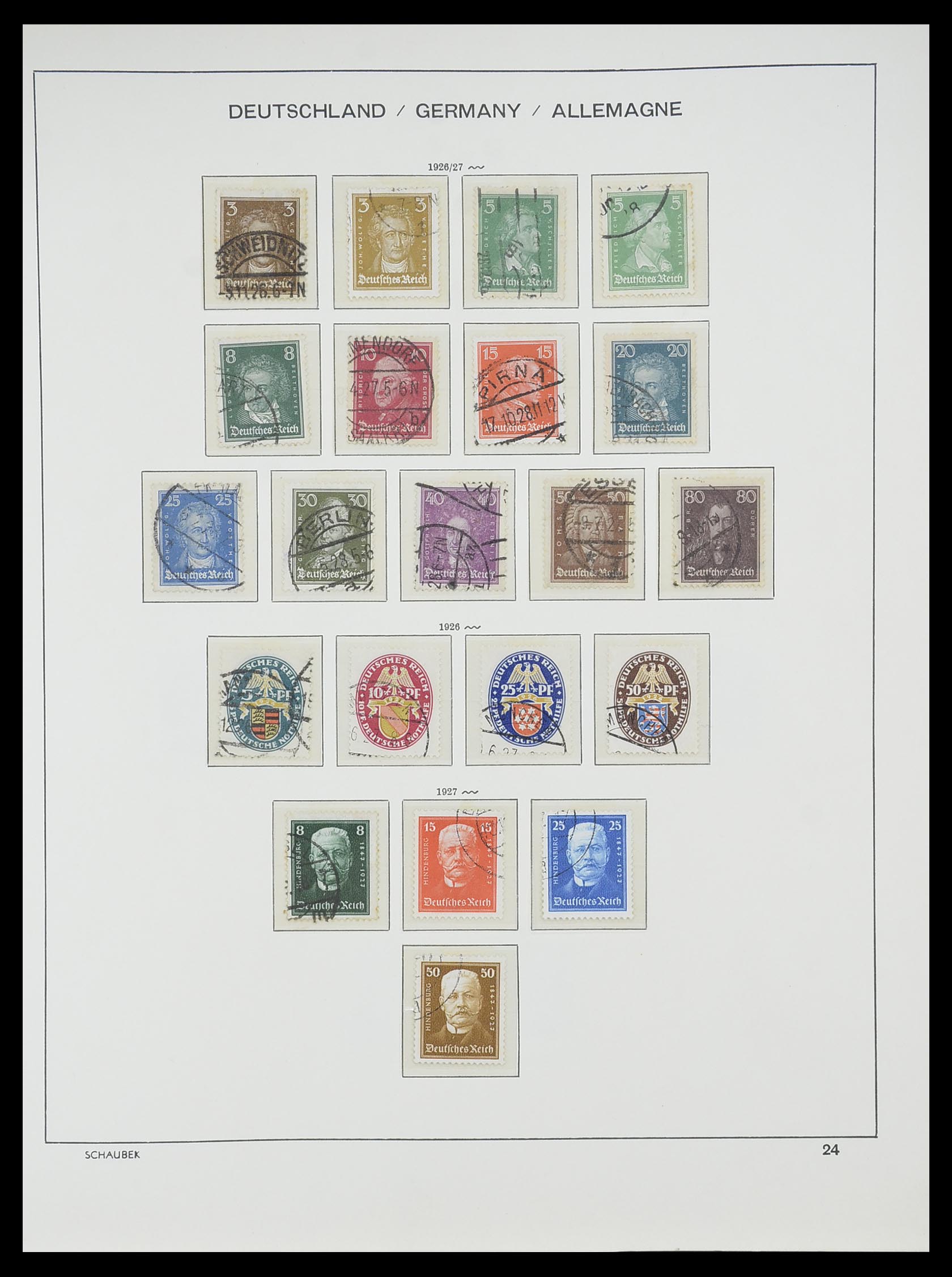 33697 024 - Postzegelverzameling 33697 Duitse Rijk 1872-1945.
