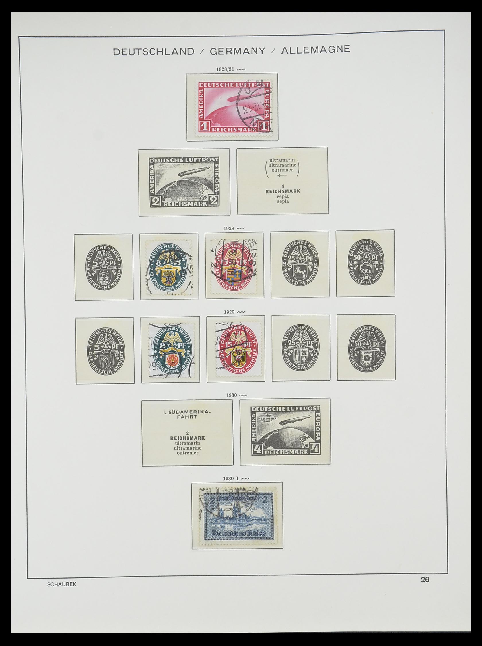 33697 026 - Postzegelverzameling 33697 Duitse Rijk 1872-1945.