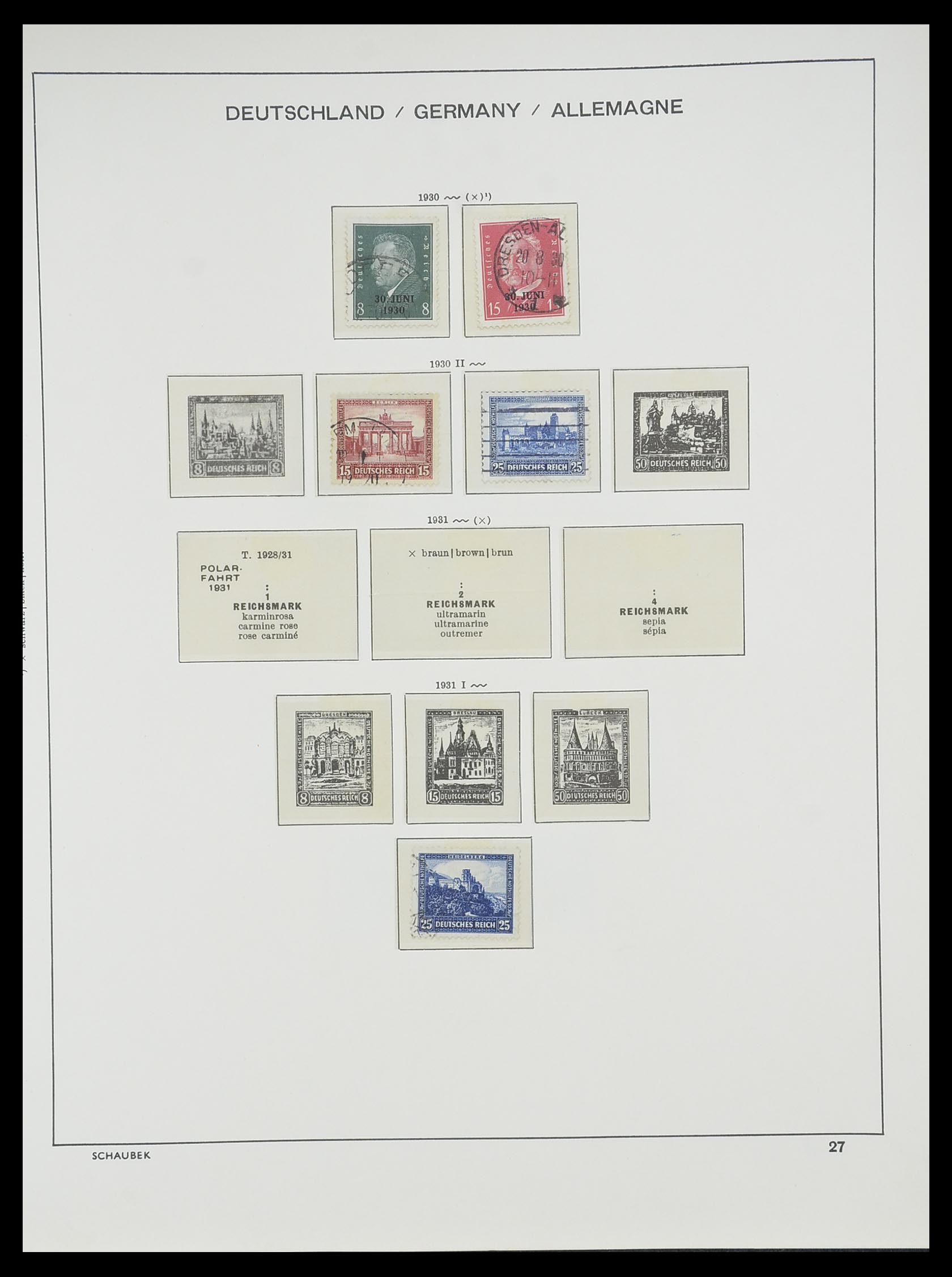 33697 027 - Postzegelverzameling 33697 Duitse Rijk 1872-1945.