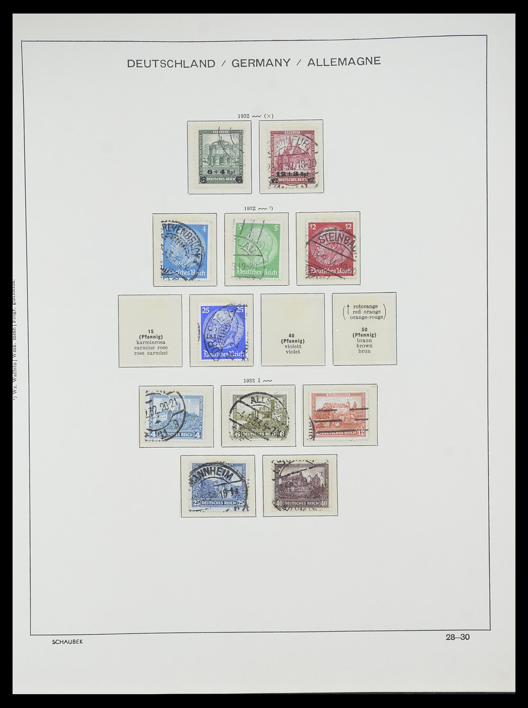 33697 028 - Stamp collection 33697 German Reich 1872-1945.
