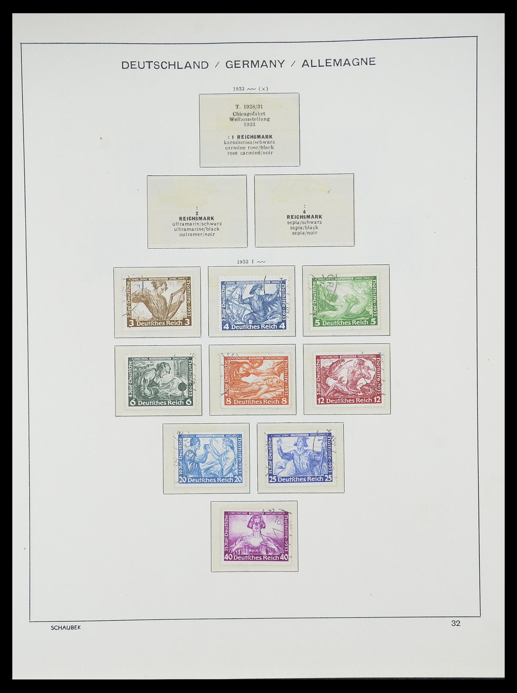 33697 030 - Postzegelverzameling 33697 Duitse Rijk 1872-1945.