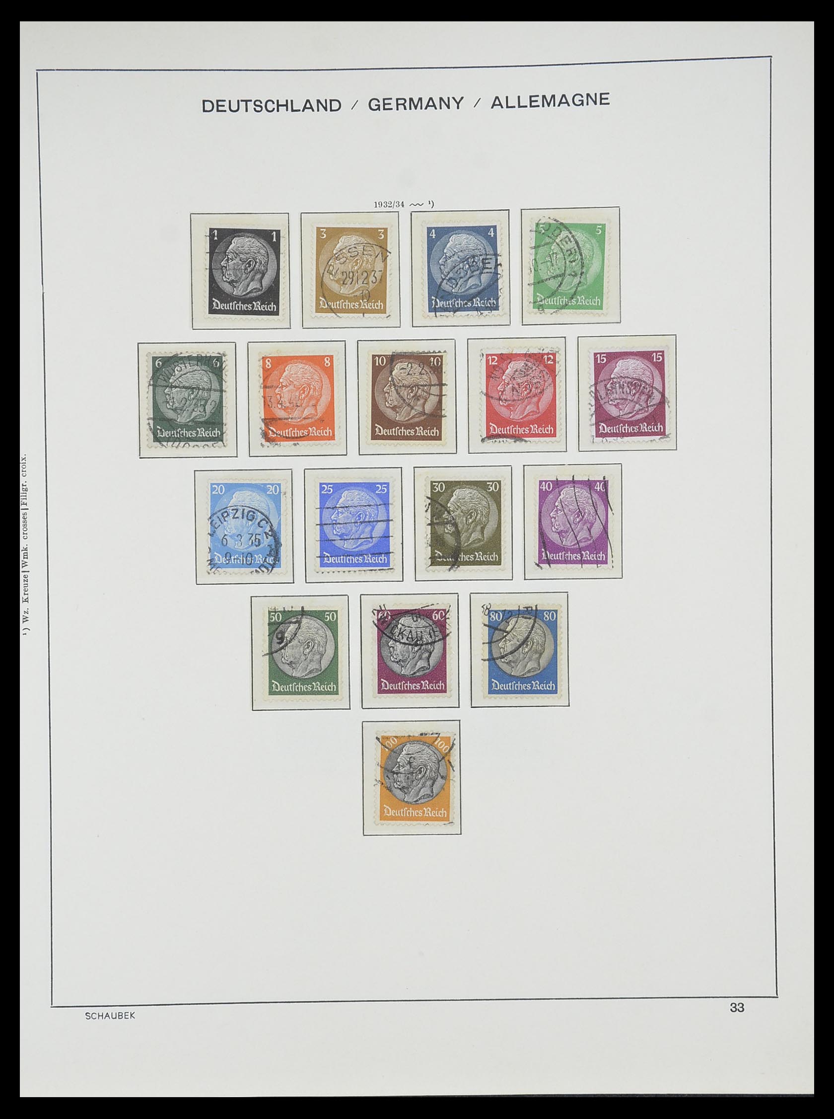 33697 031 - Postzegelverzameling 33697 Duitse Rijk 1872-1945.