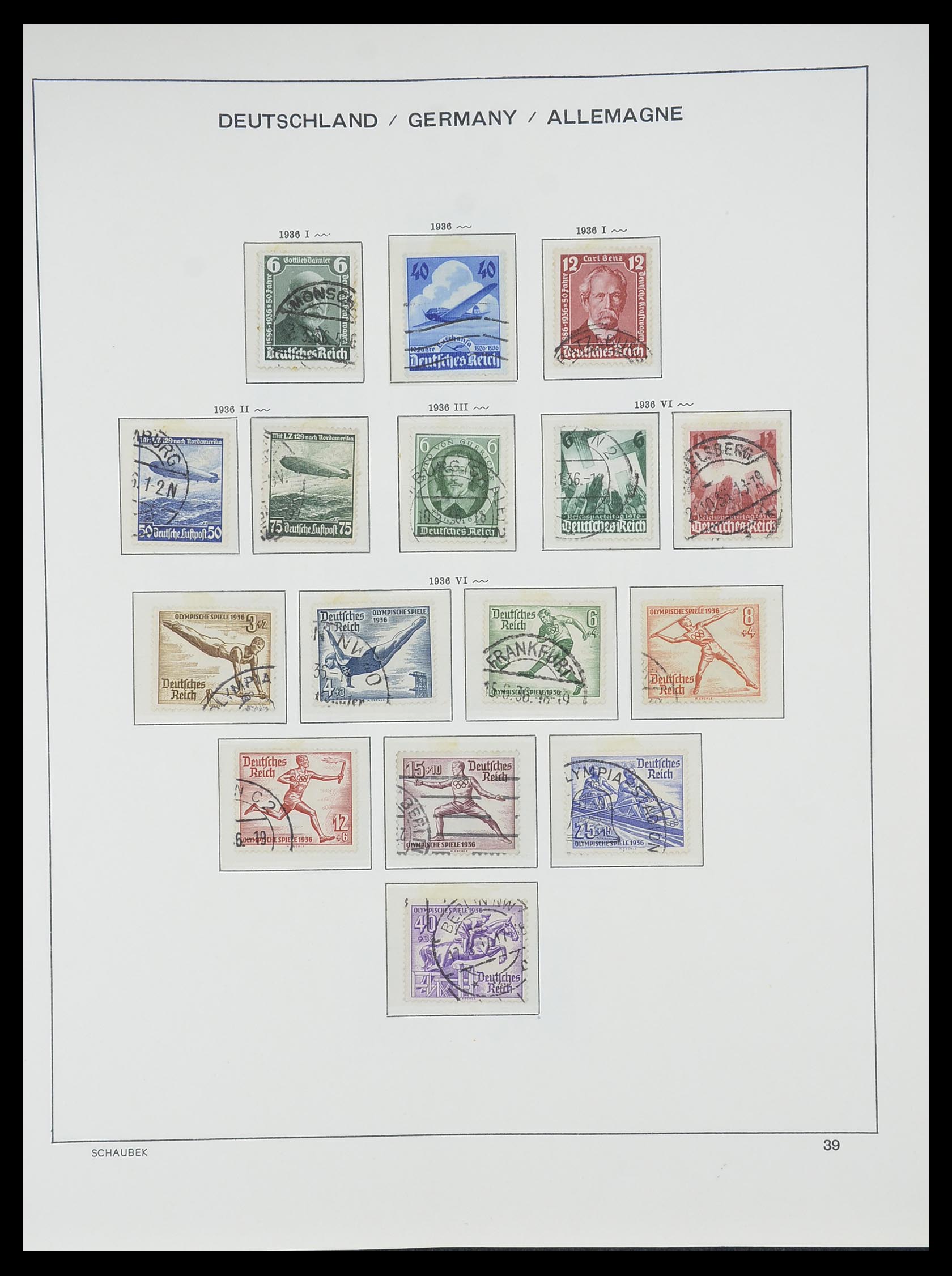 33697 037 - Stamp collection 33697 German Reich 1872-1945.