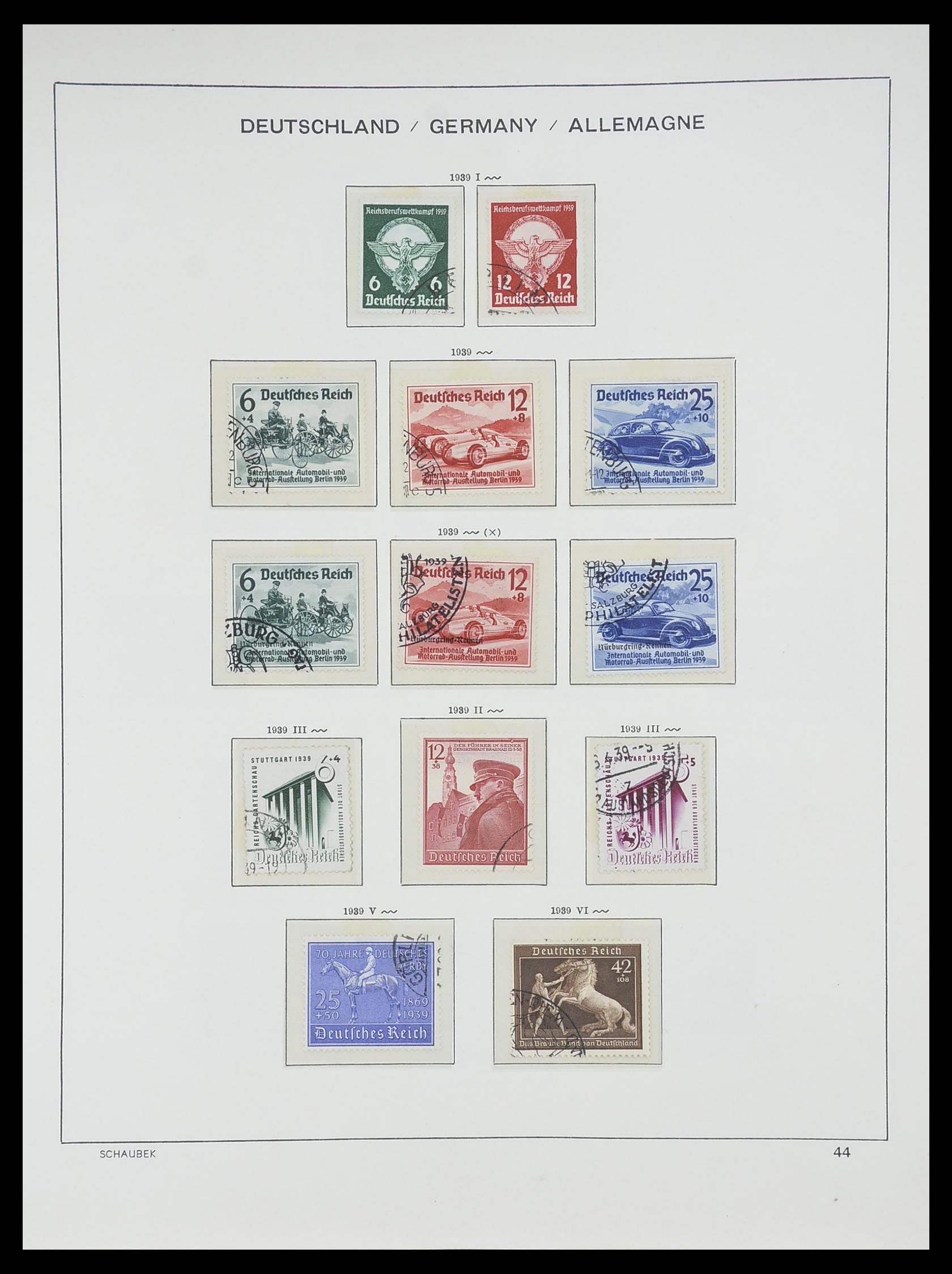 33697 042 - Stamp collection 33697 German Reich 1872-1945.