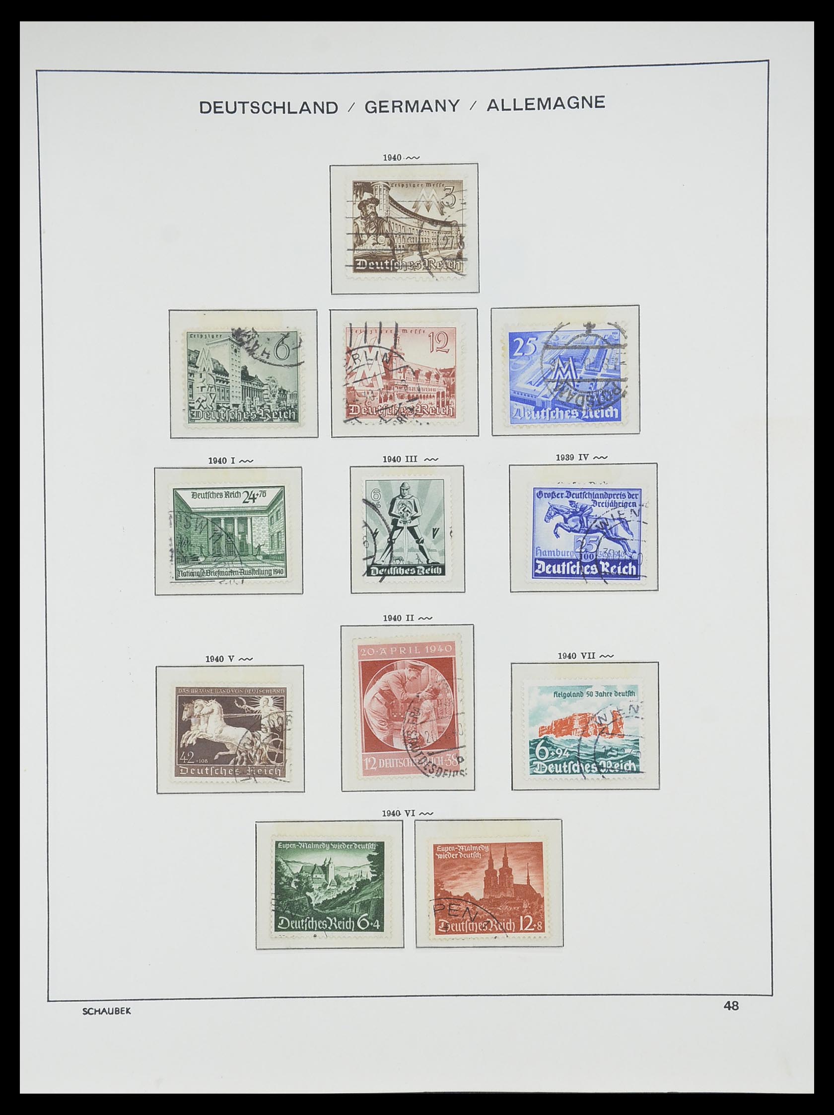 33697 046 - Postzegelverzameling 33697 Duitse Rijk 1872-1945.
