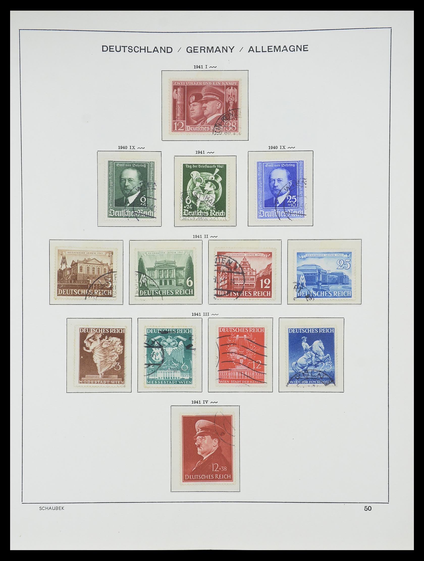 33697 048 - Stamp collection 33697 German Reich 1872-1945.