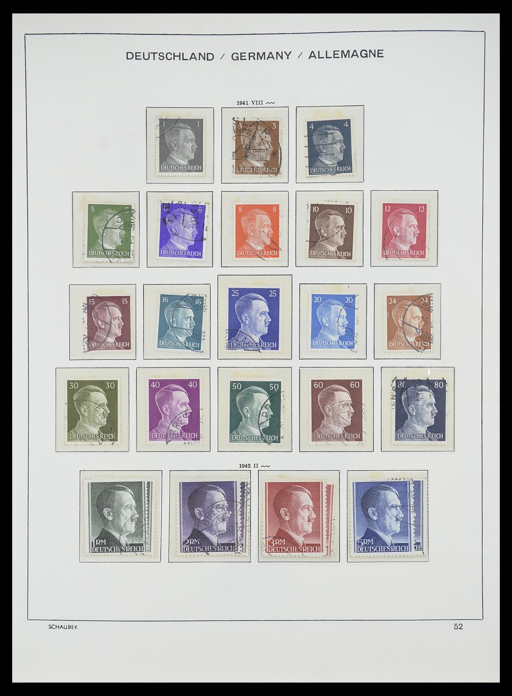 33697 050 - Stamp collection 33697 German Reich 1872-1945.
