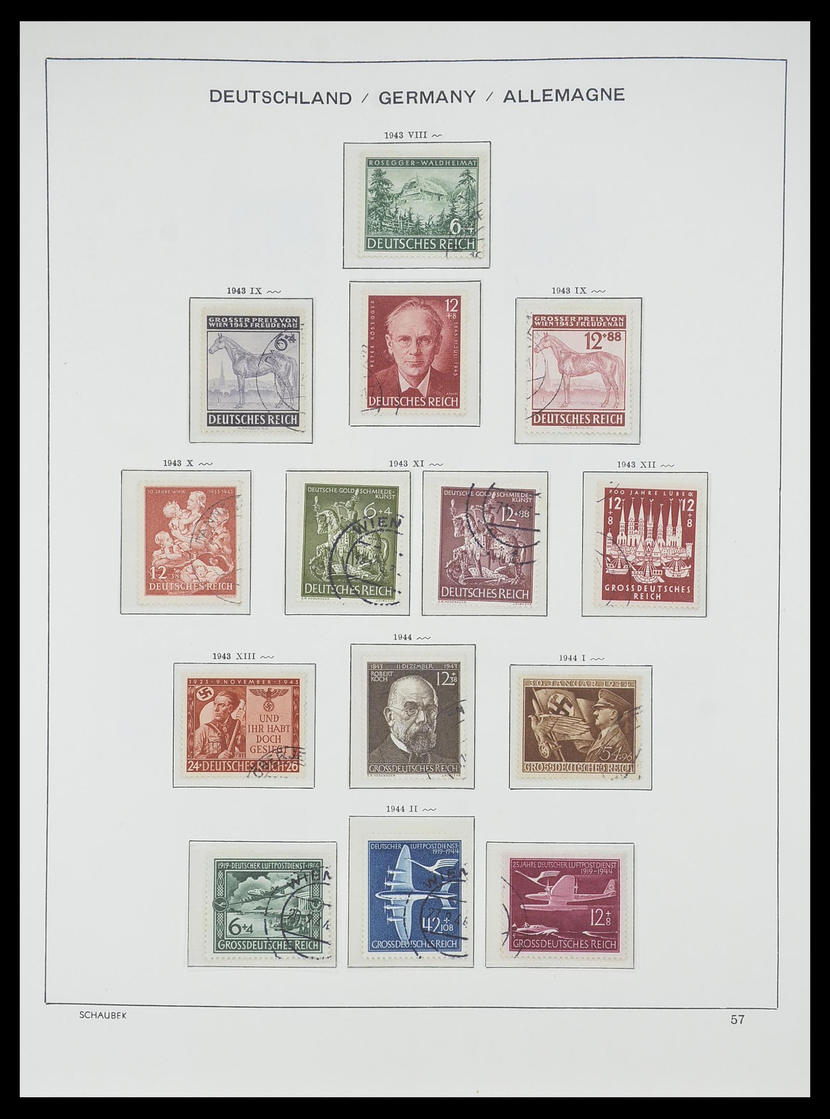 33697 055 - Postzegelverzameling 33697 Duitse Rijk 1872-1945.