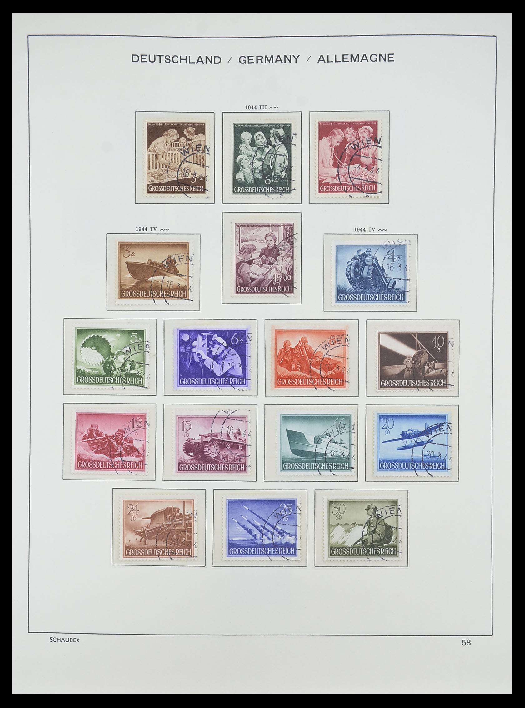 33697 056 - Stamp collection 33697 German Reich 1872-1945.