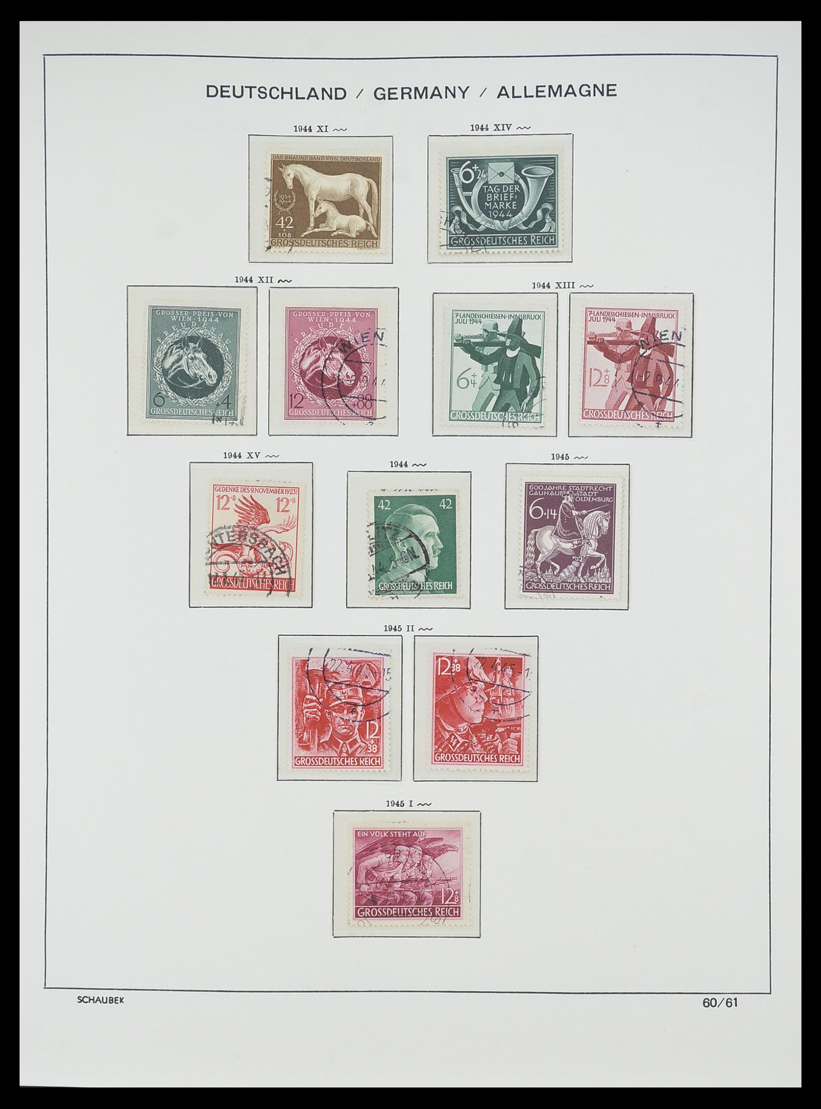 33697 058 - Postzegelverzameling 33697 Duitse Rijk 1872-1945.