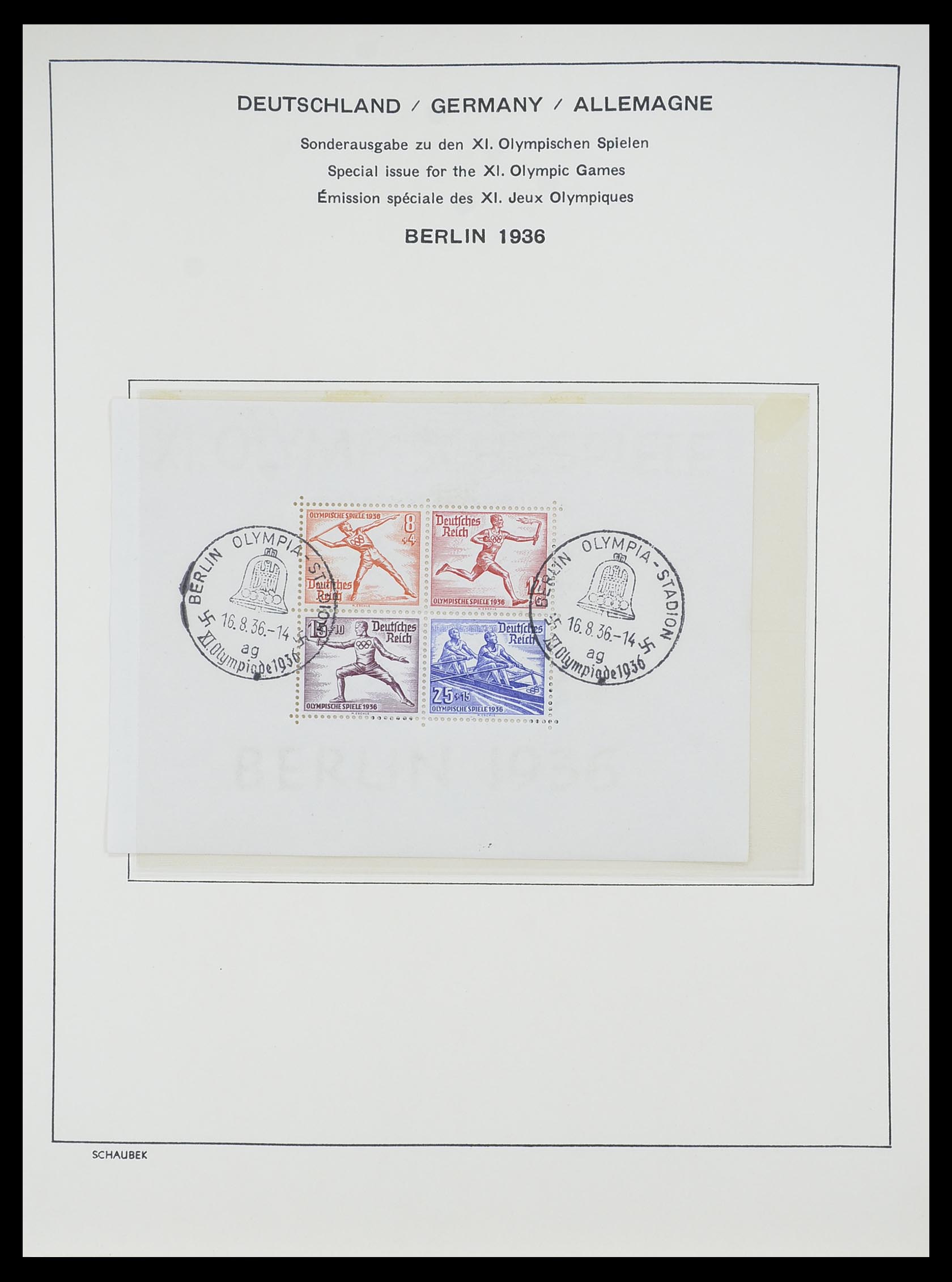 33697 061 - Postzegelverzameling 33697 Duitse Rijk 1872-1945.