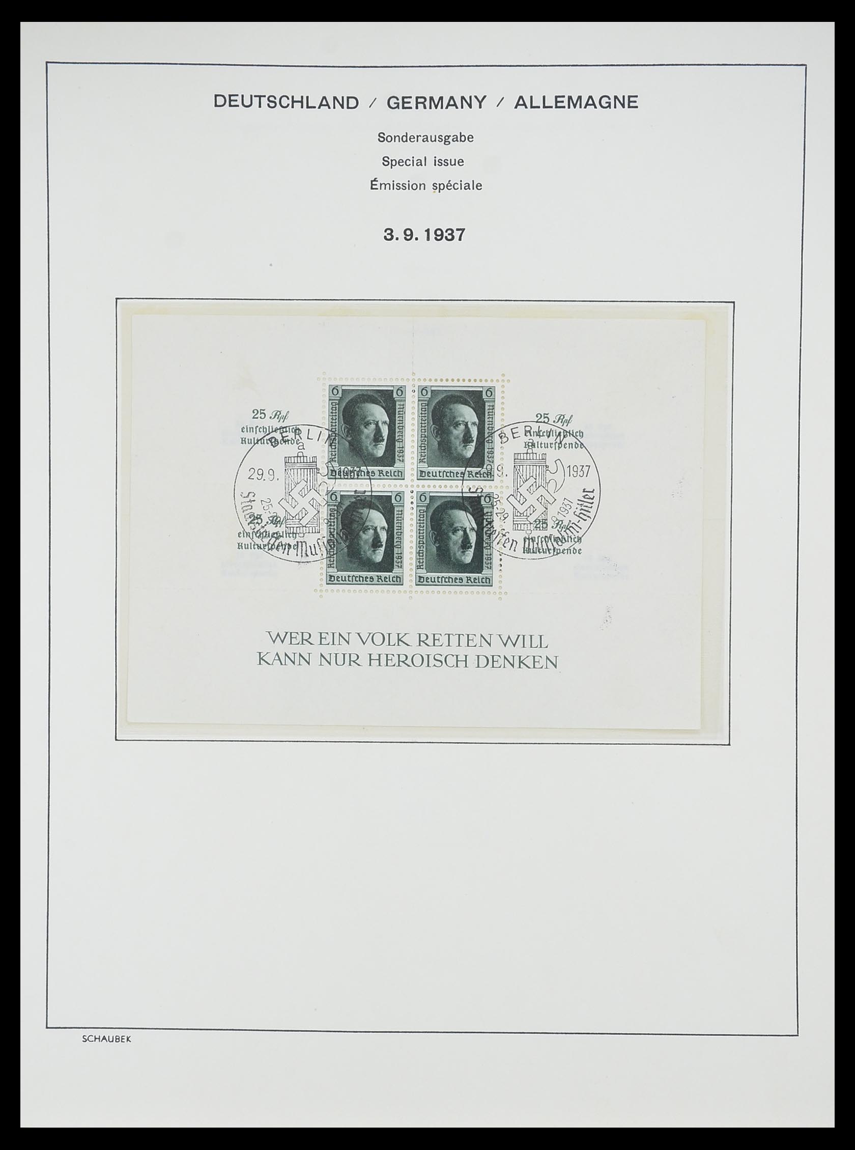 33697 067 - Postzegelverzameling 33697 Duitse Rijk 1872-1945.