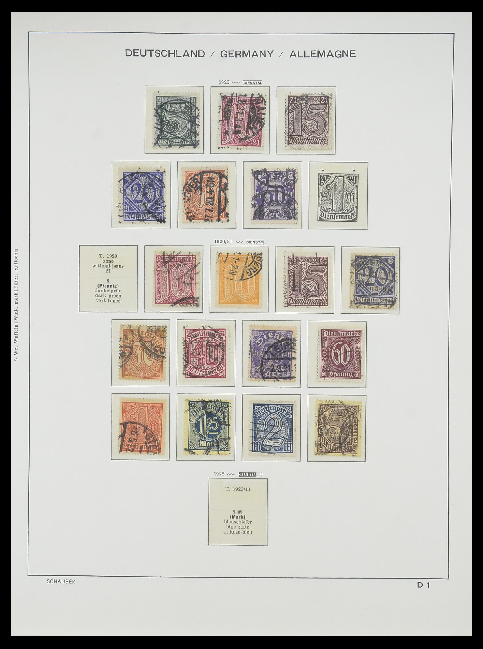 33697 069 - Stamp collection 33697 German Reich 1872-1945.