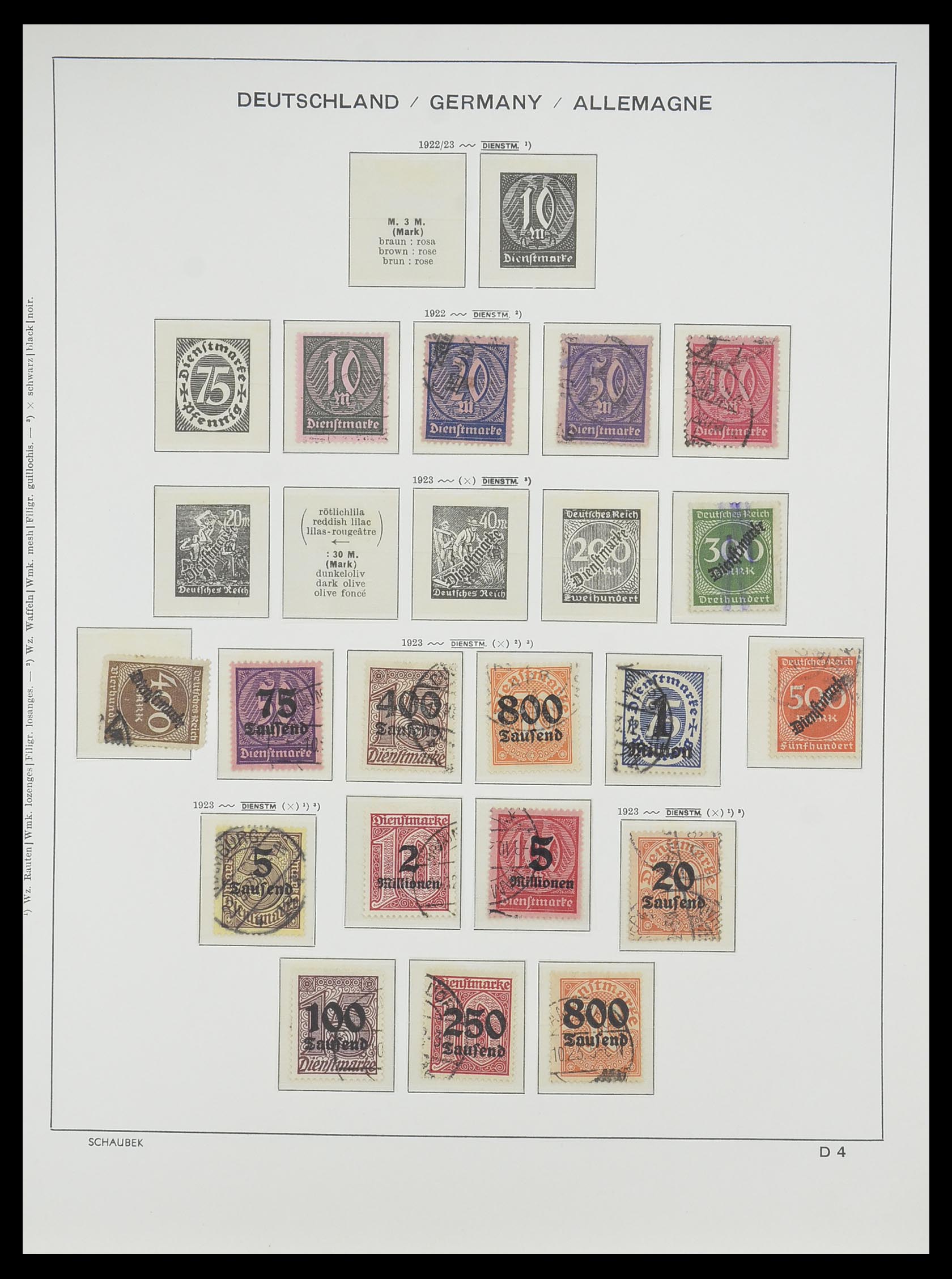 33697 072 - Stamp collection 33697 German Reich 1872-1945.