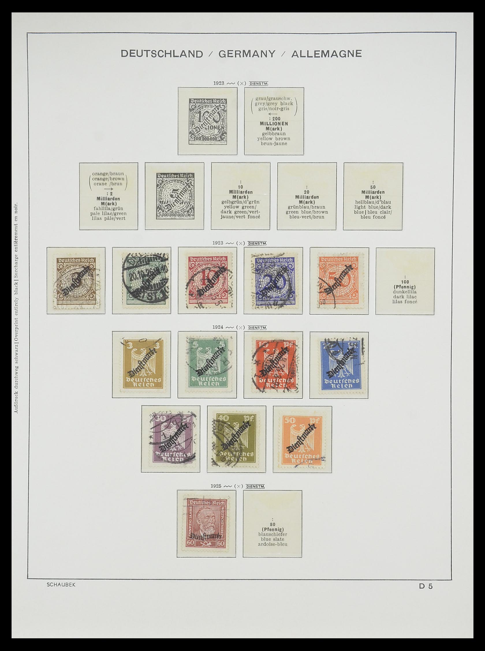 33697 073 - Stamp collection 33697 German Reich 1872-1945.