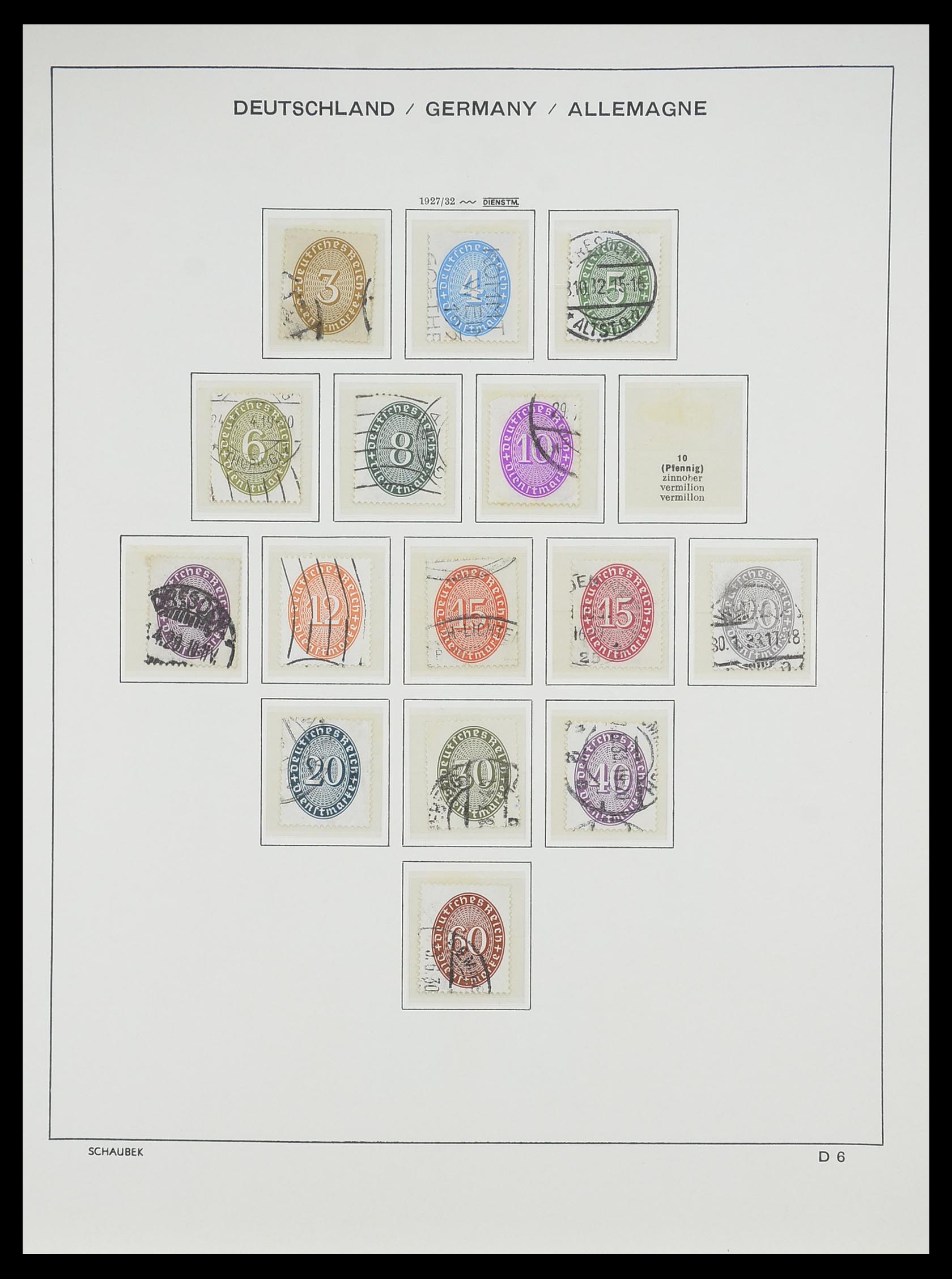 33697 074 - Postzegelverzameling 33697 Duitse Rijk 1872-1945.