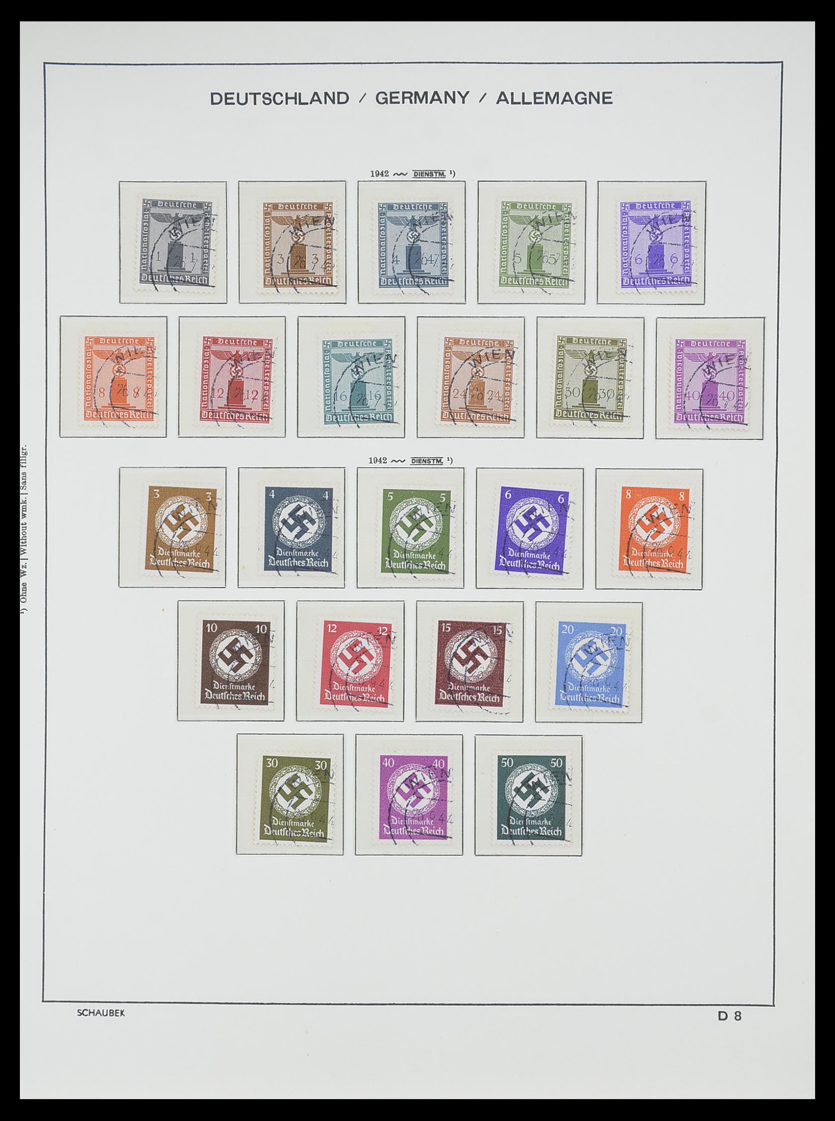 33697 076 - Postzegelverzameling 33697 Duitse Rijk 1872-1945.