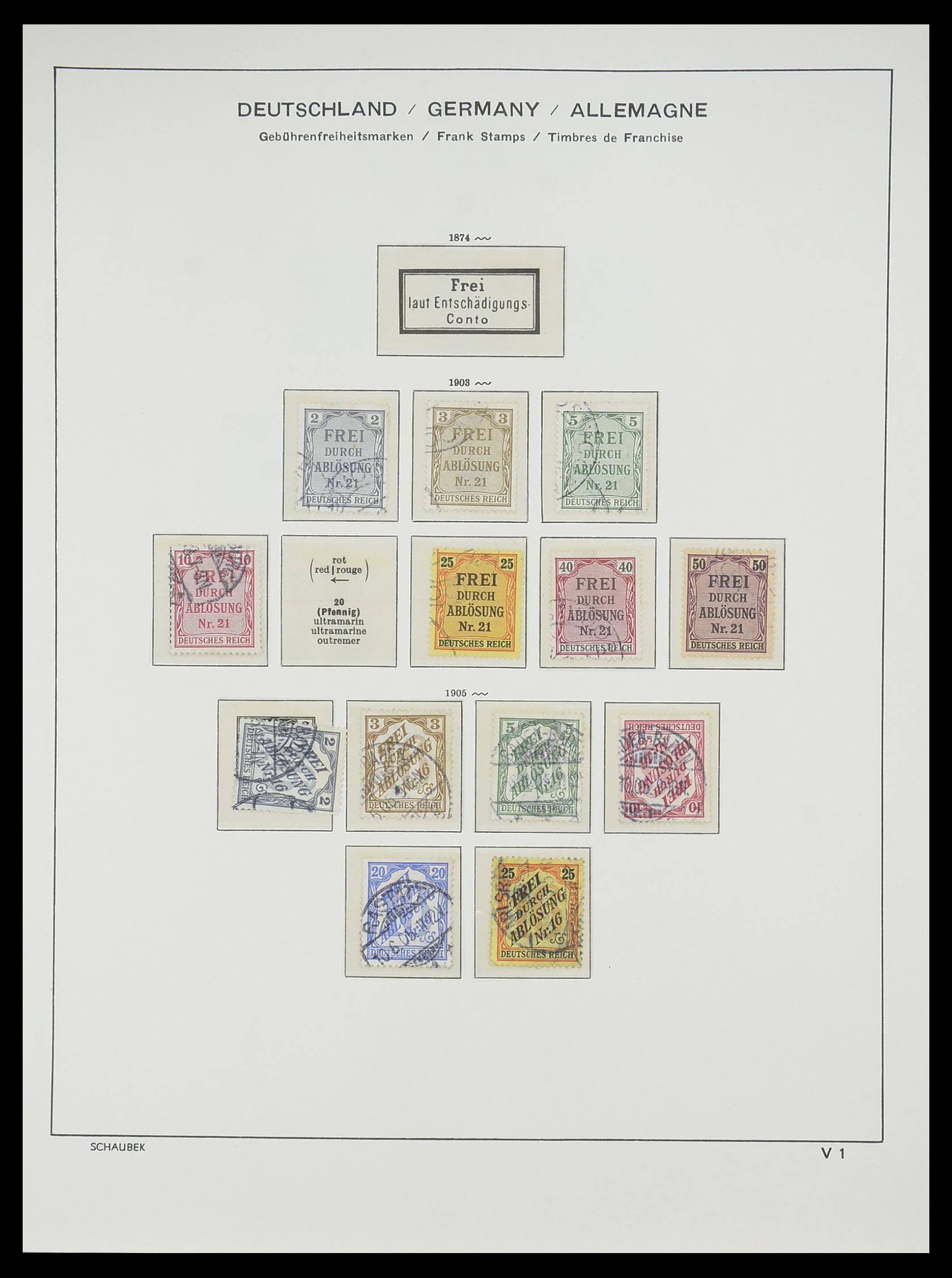 33697 077 - Postzegelverzameling 33697 Duitse Rijk 1872-1945.