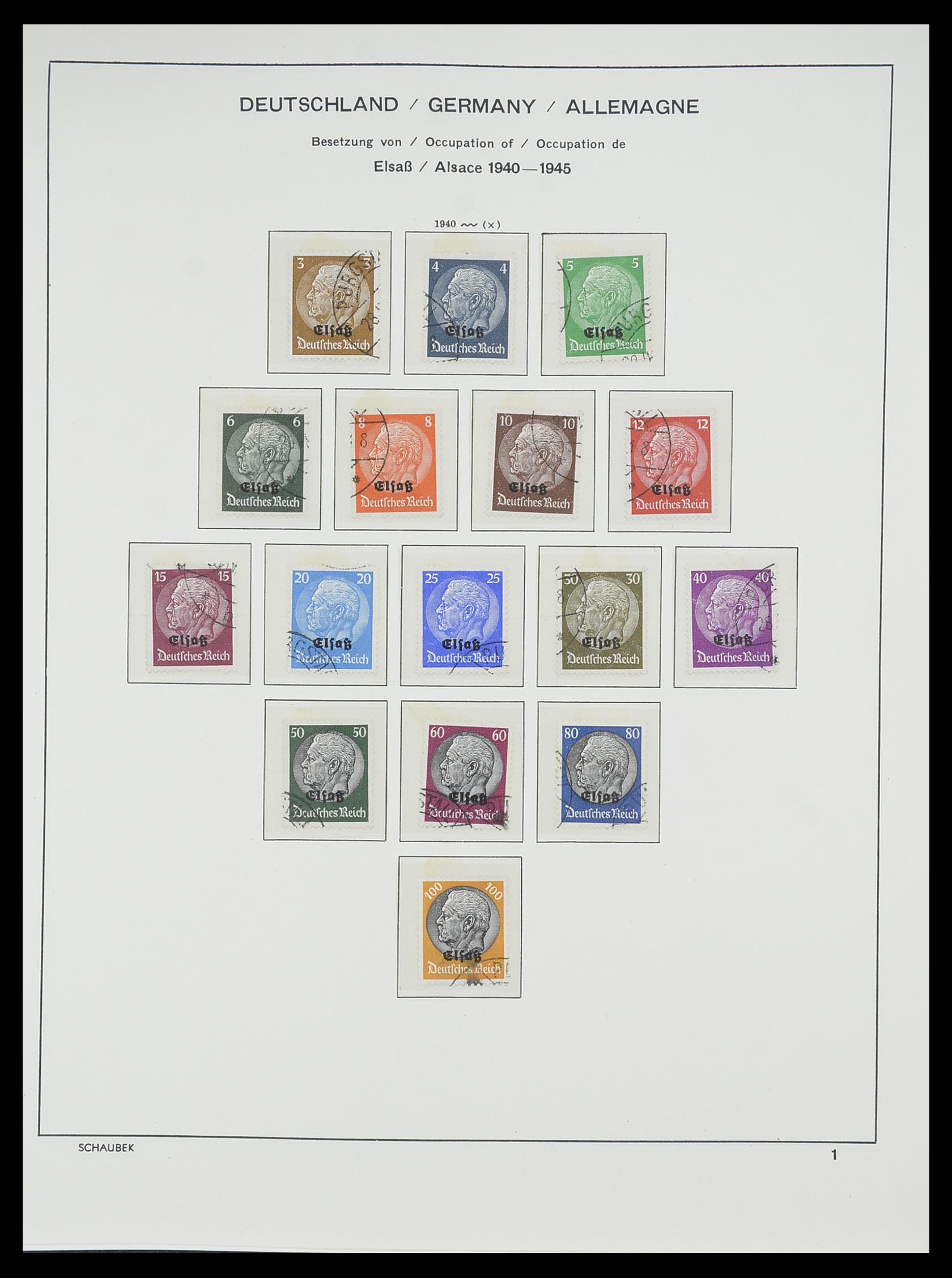 33697 078 - Postzegelverzameling 33697 Duitse Rijk 1872-1945.