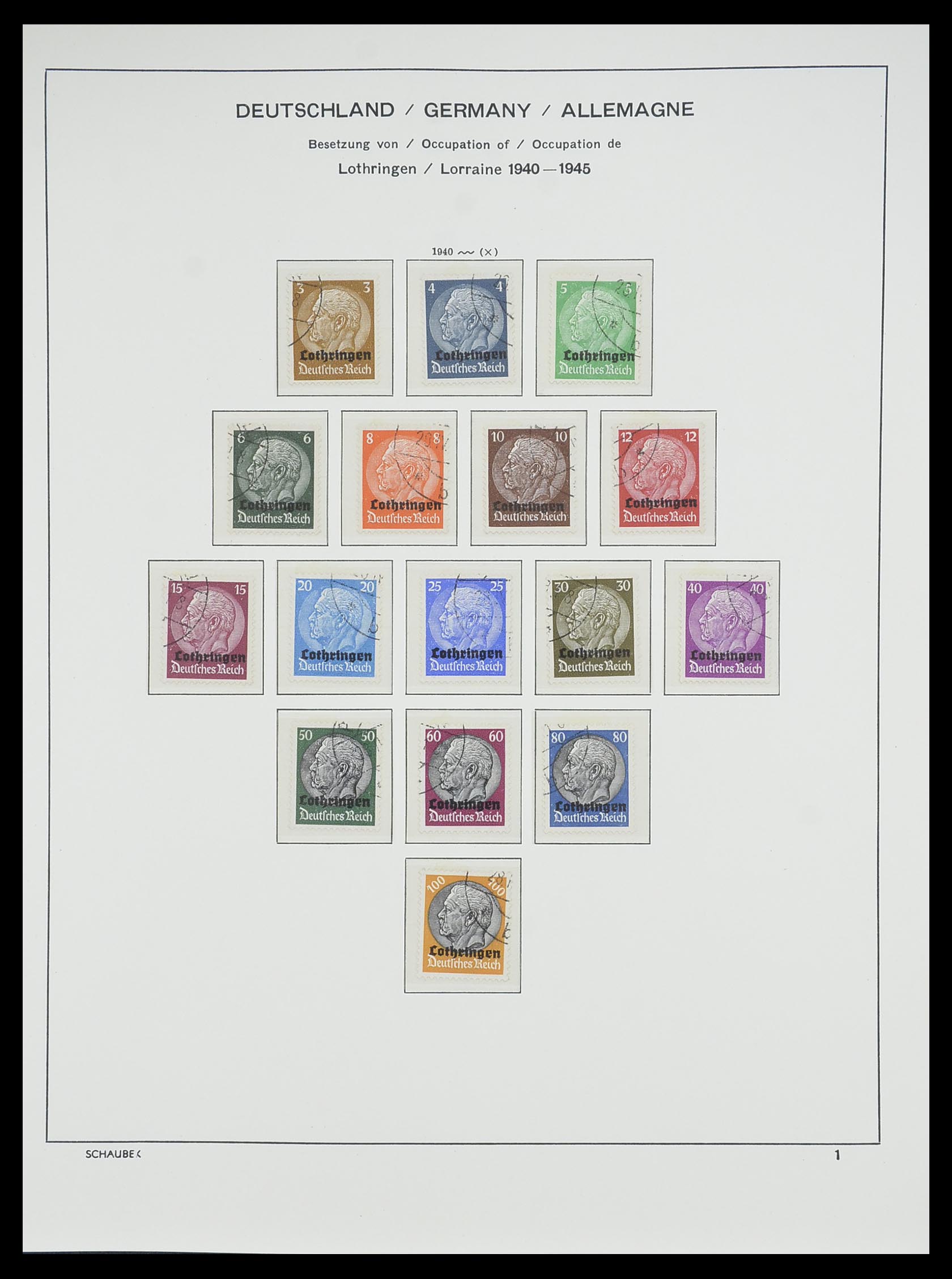 33697 079 - Postzegelverzameling 33697 Duitse Rijk 1872-1945.