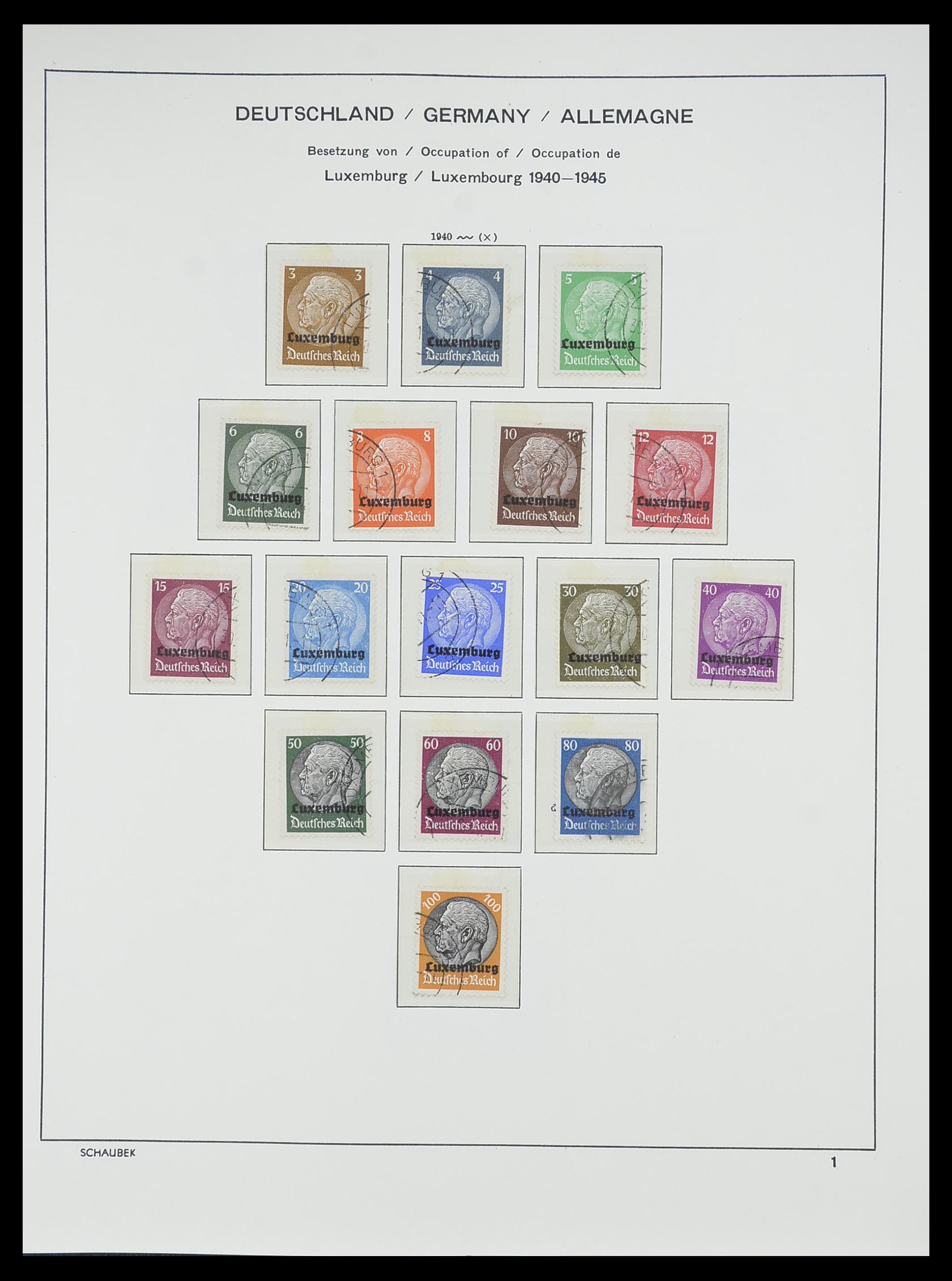 33697 080 - Stamp collection 33697 German Reich 1872-1945.