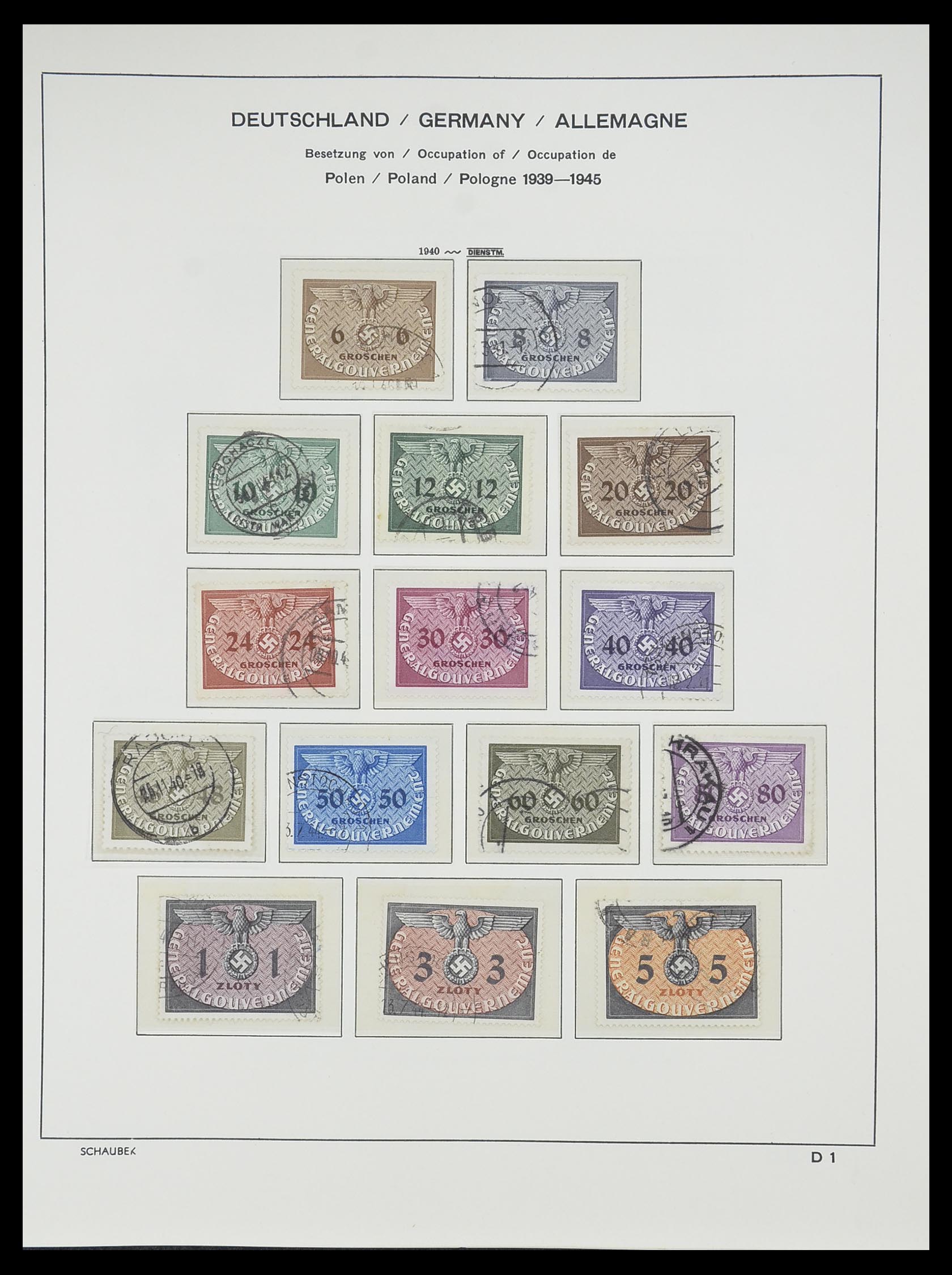 33697 091 - Postzegelverzameling 33697 Duitse Rijk 1872-1945.