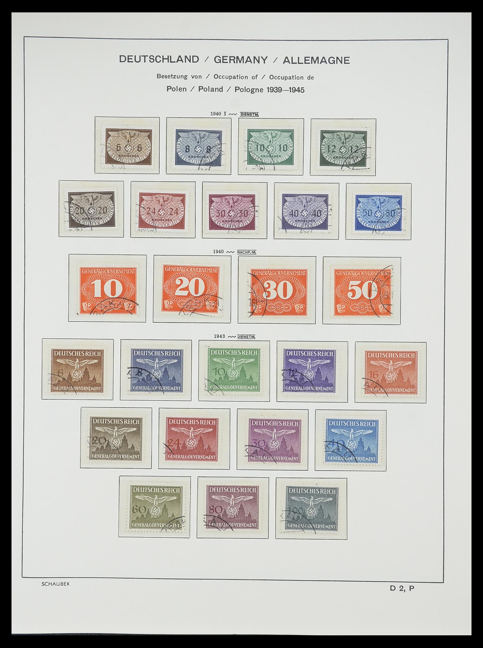 33697 092 - Postzegelverzameling 33697 Duitse Rijk 1872-1945.