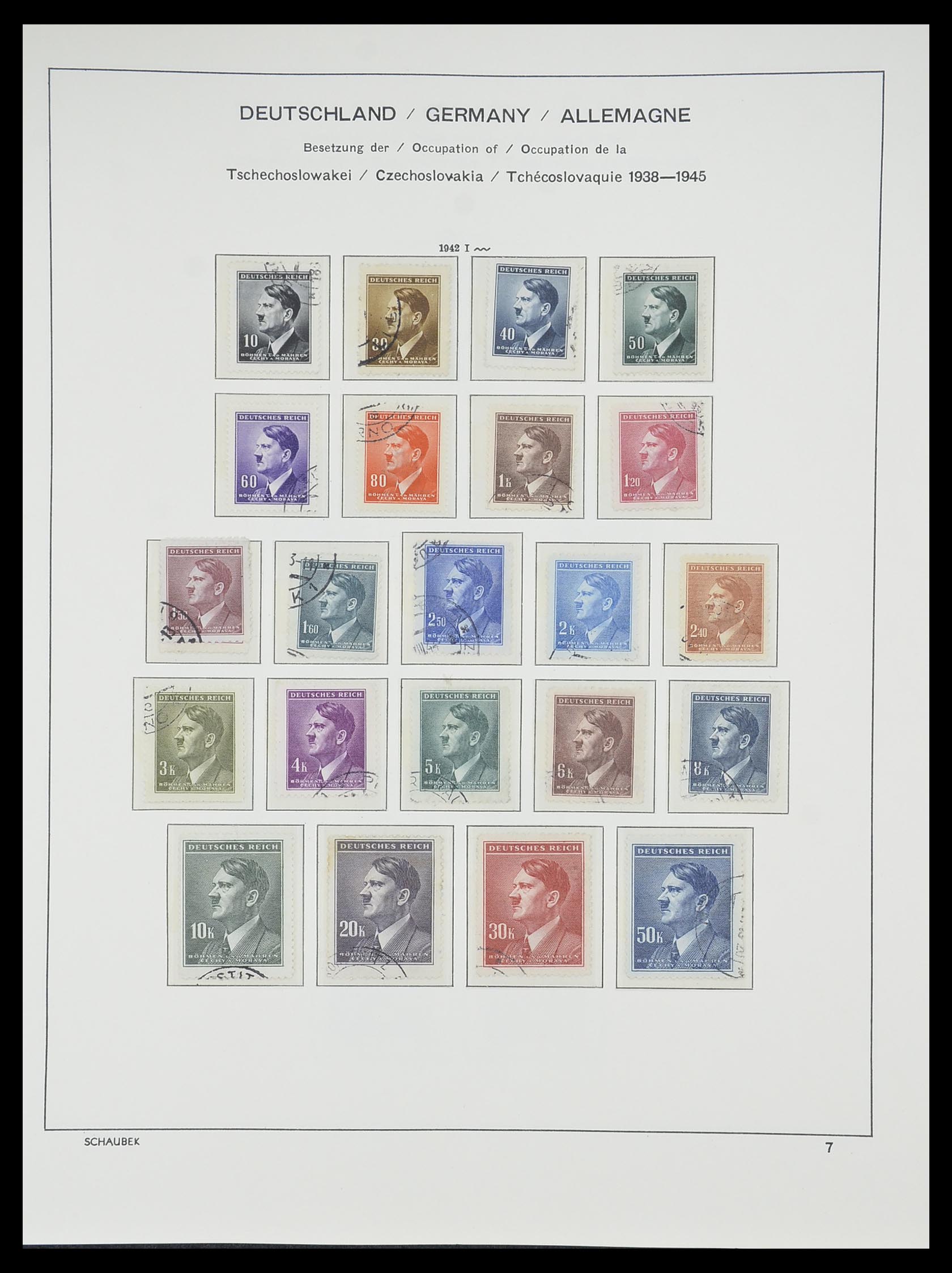 33697 100 - Postzegelverzameling 33697 Duitse Rijk 1872-1945.