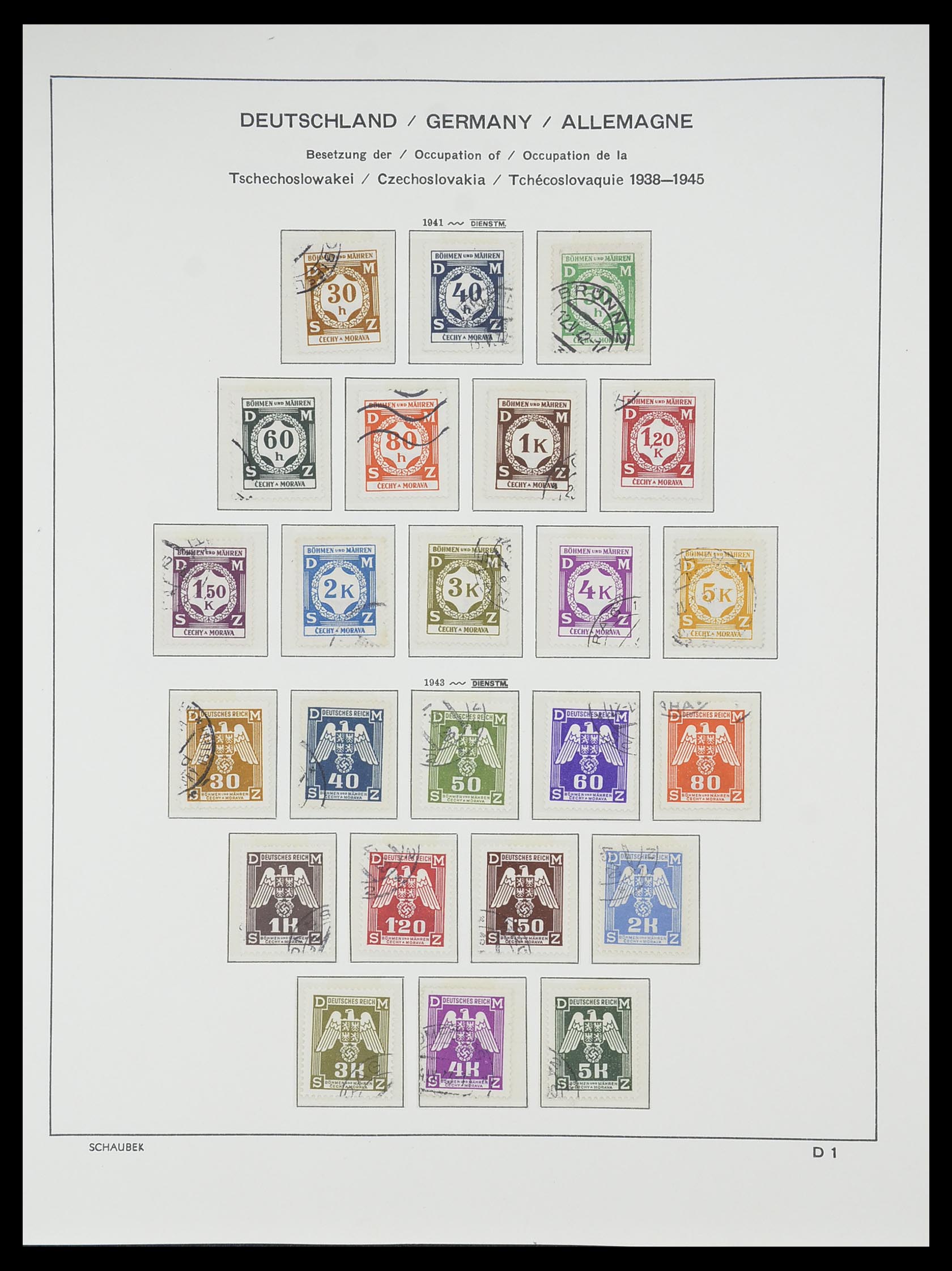 33697 103 - Stamp collection 33697 German Reich 1872-1945.