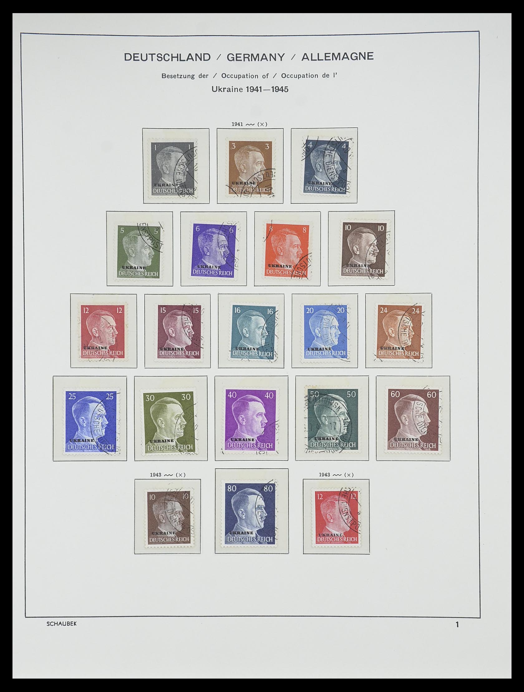 33697 105 - Stamp collection 33697 German Reich 1872-1945.