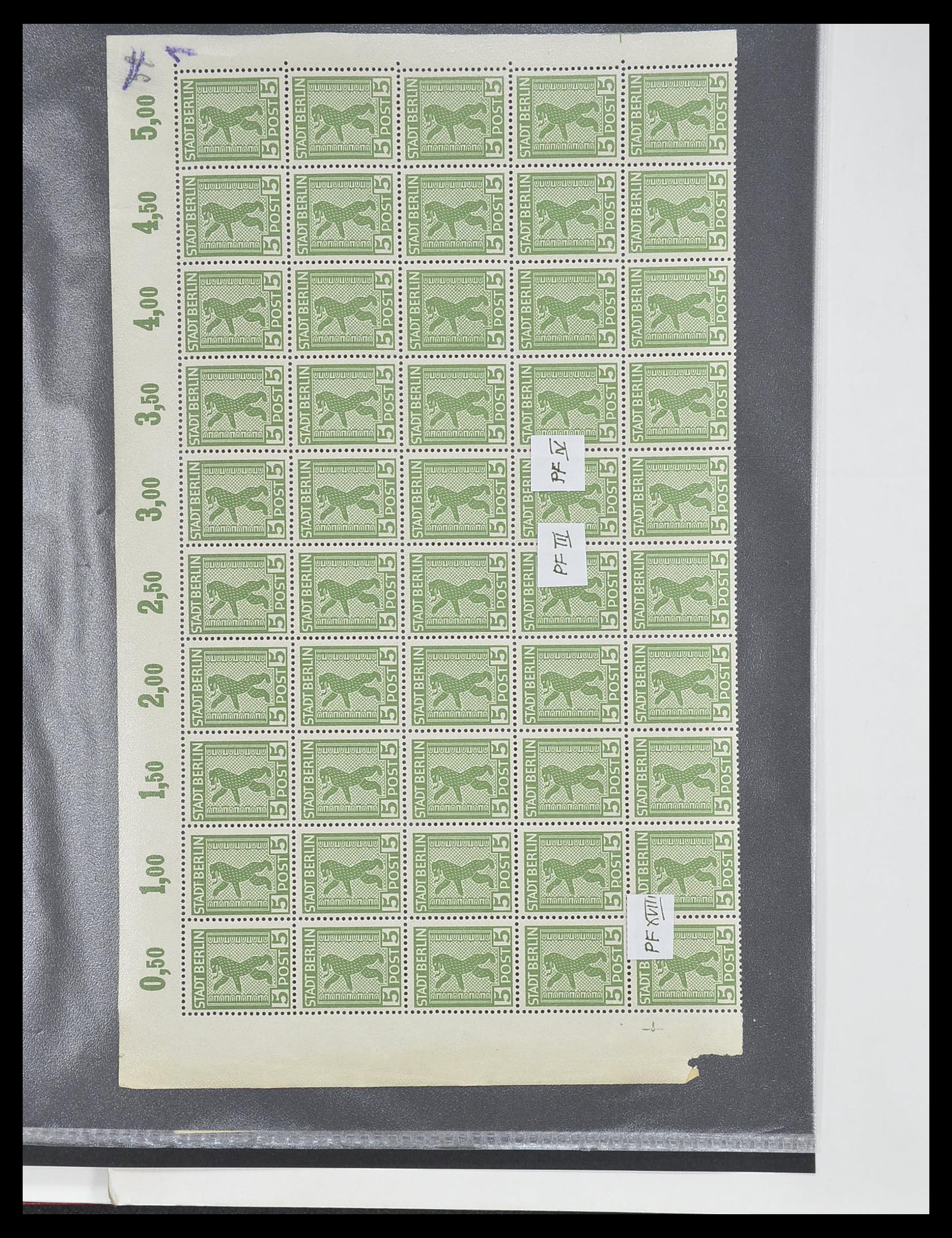 33698 003 - Postzegelverzameling 33698 Sovjet Zone 1945-1948.