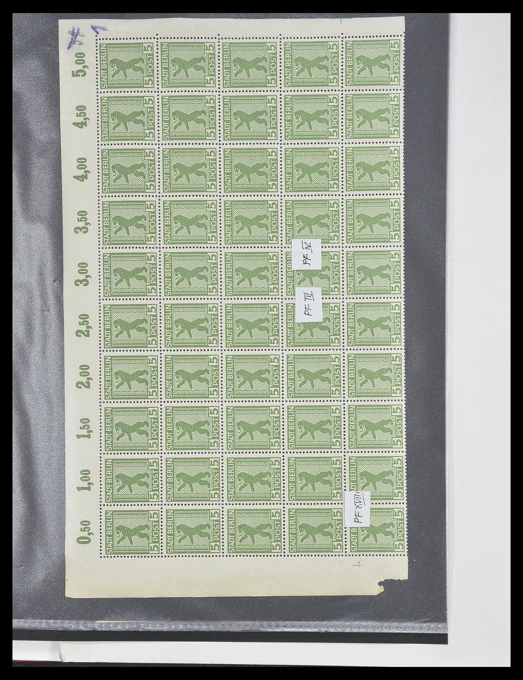 33698 003 - Stamp collection 33698 Soviet Zone 1945-1948.