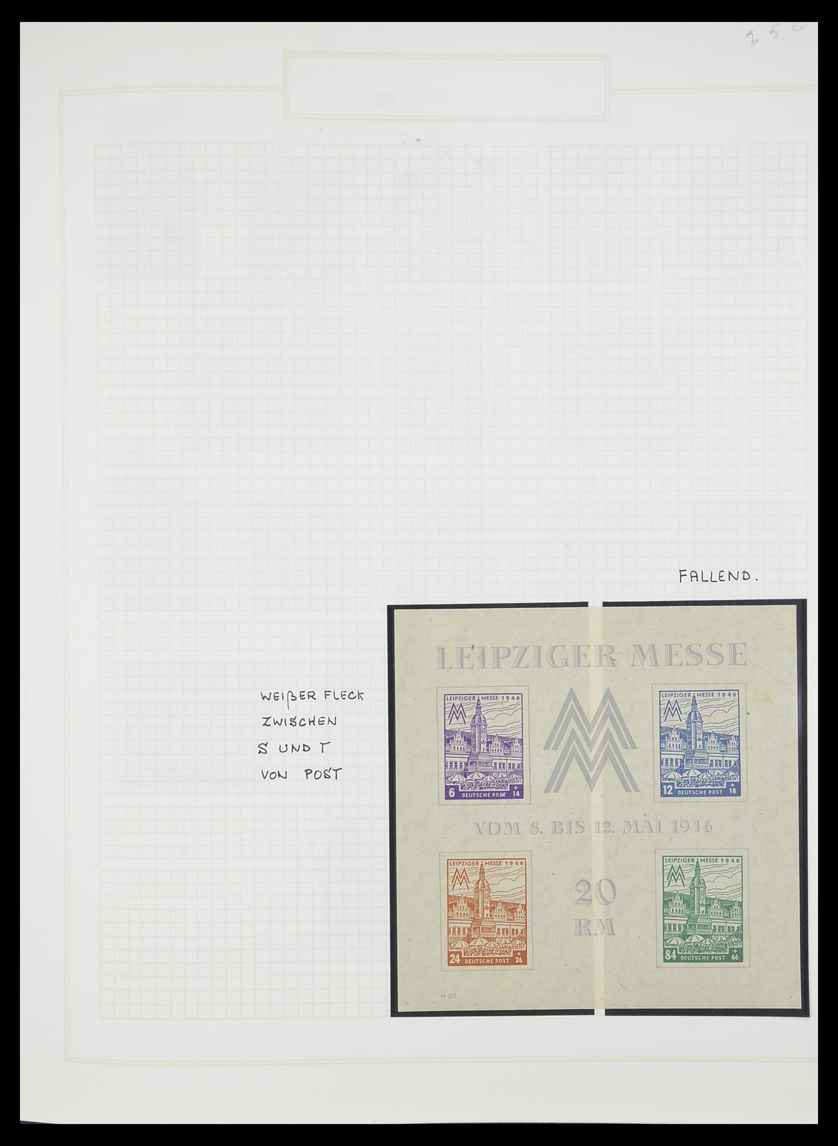 33698 040 - Postzegelverzameling 33698 Sovjet Zone 1945-1948.
