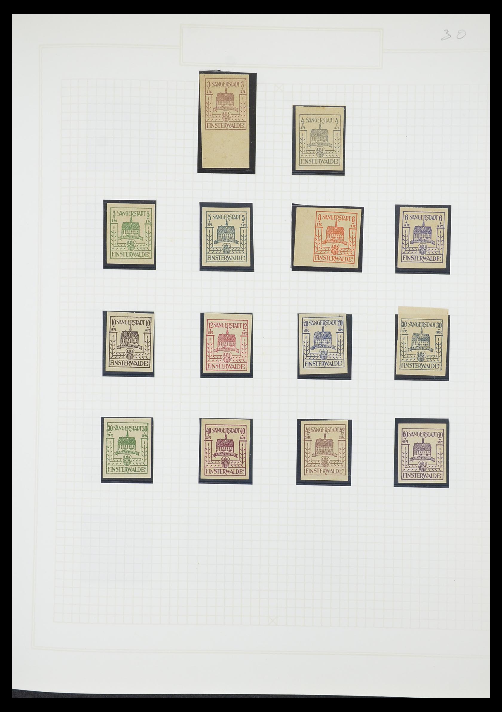 33698 042 - Stamp collection 33698 Soviet Zone 1945-1948.
