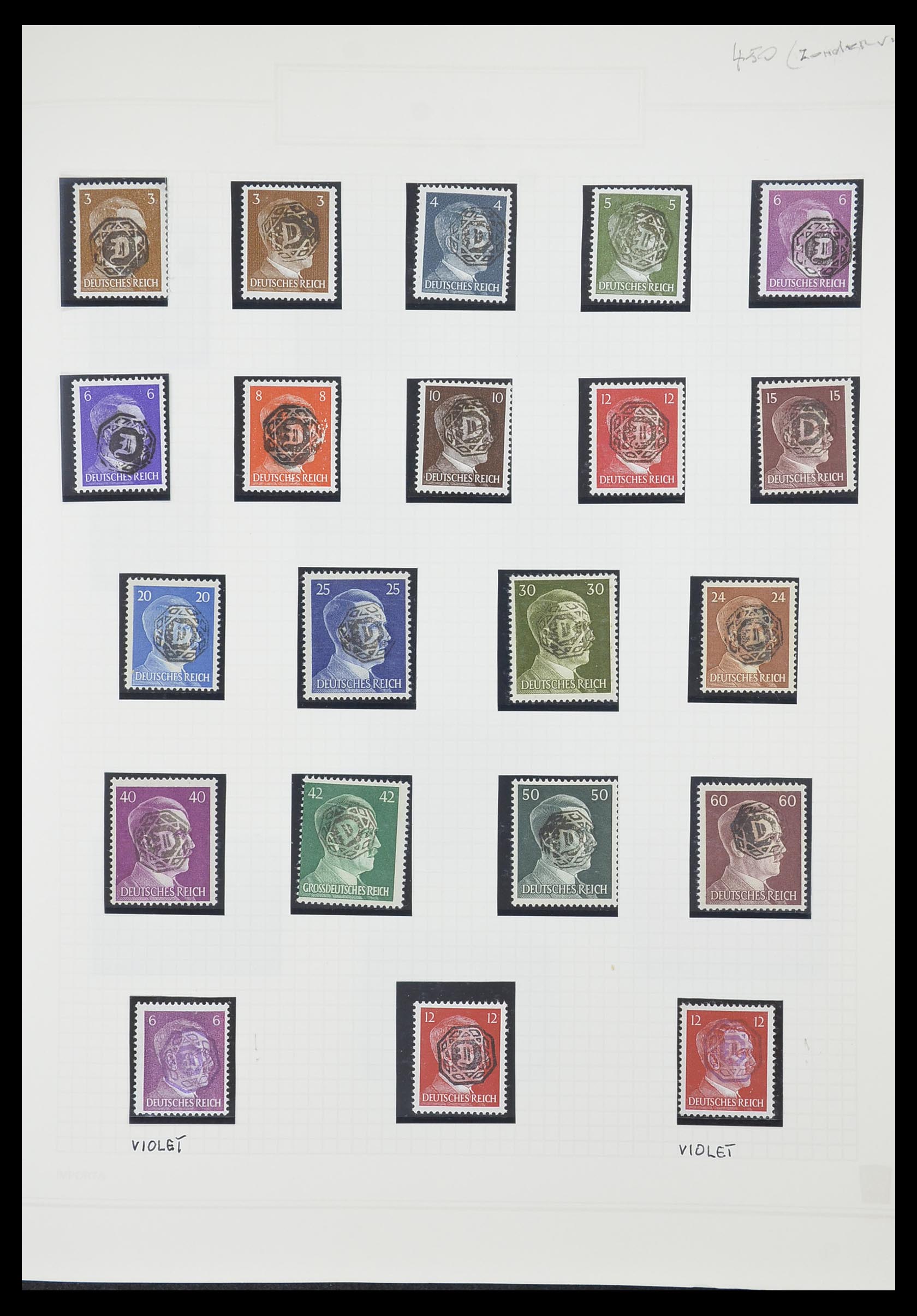 33698 046 - Postzegelverzameling 33698 Sovjet Zone 1945-1948.