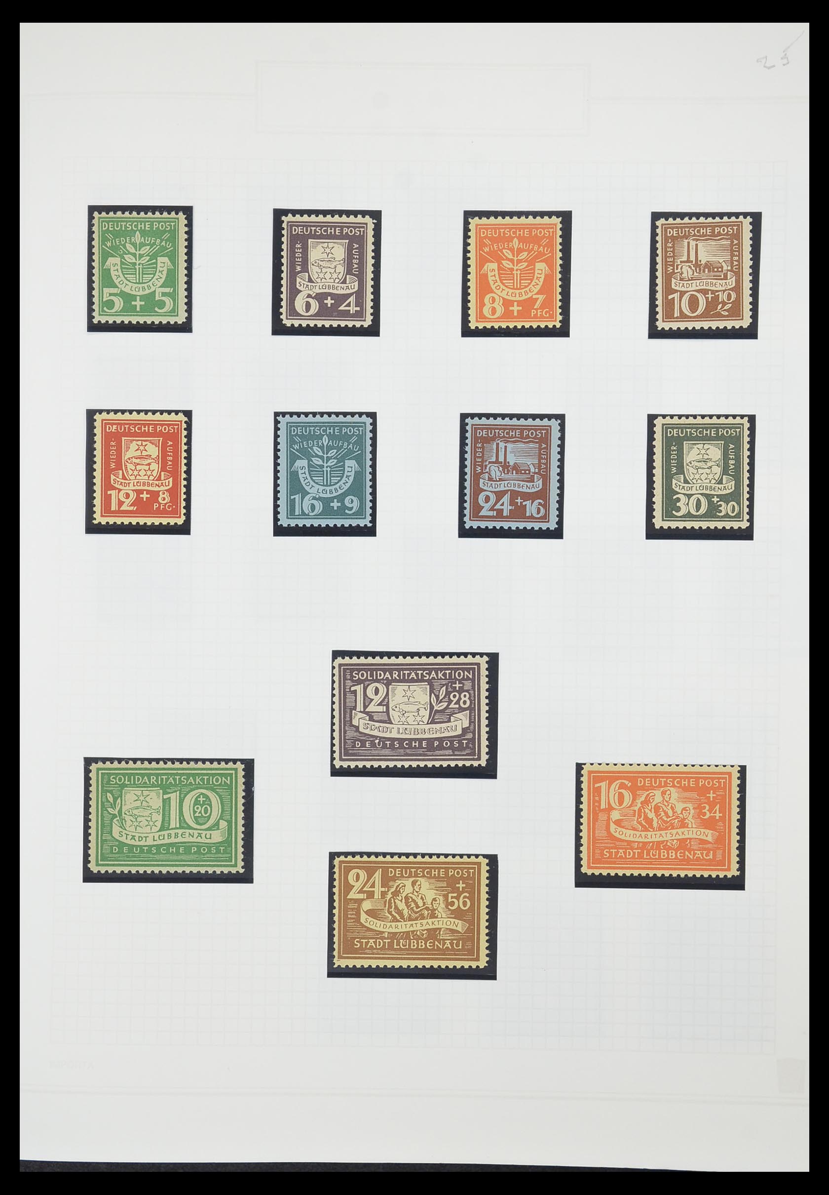 33698 047 - Postzegelverzameling 33698 Sovjet Zone 1945-1948.