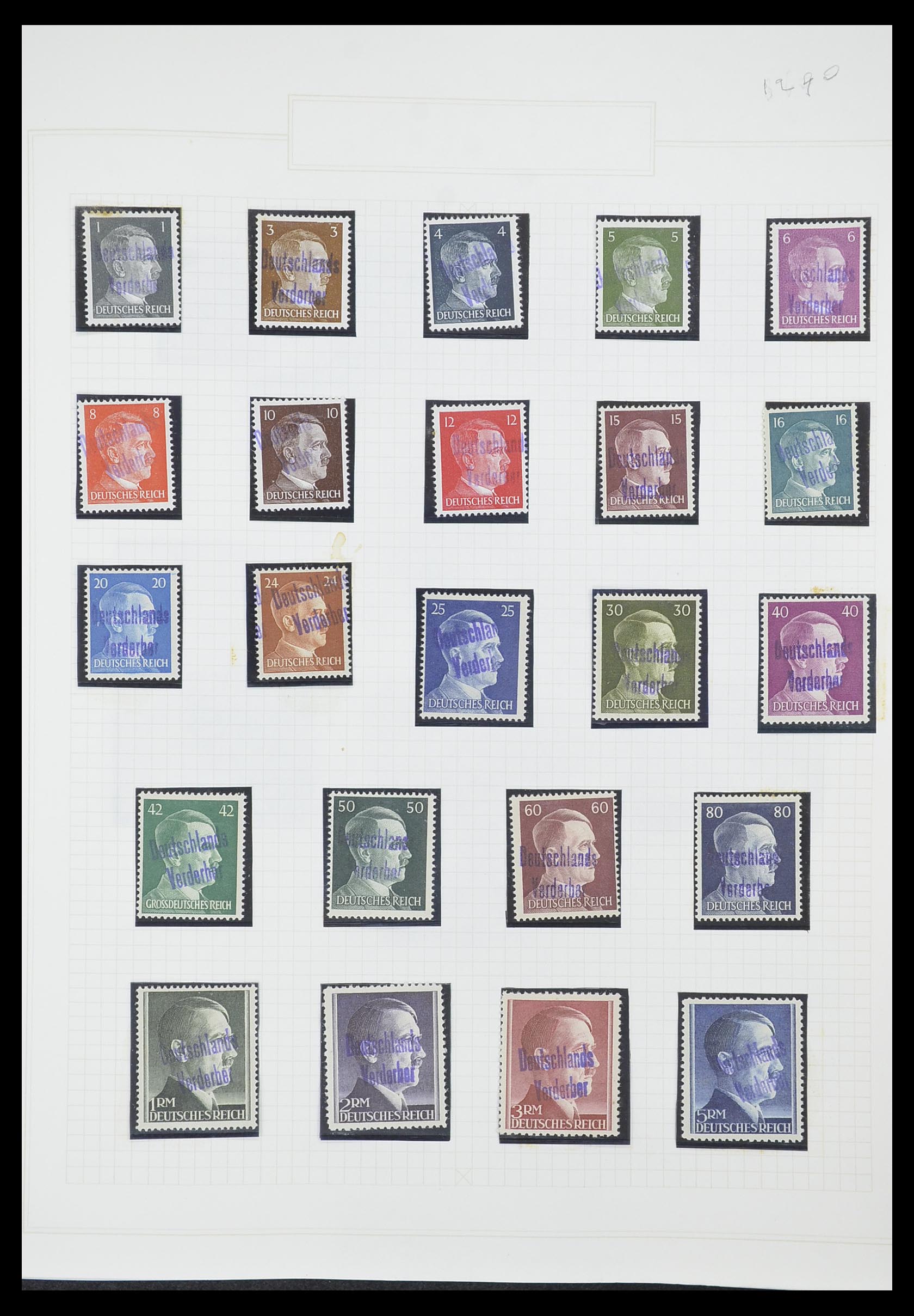 33698 048 - Stamp collection 33698 Soviet Zone 1945-1948.