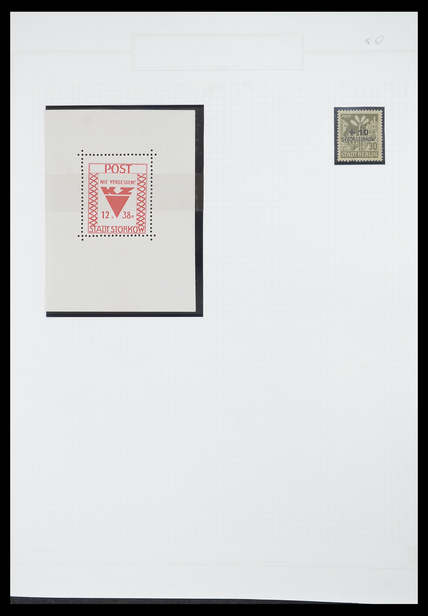 33698 055 - Stamp collection 33698 Soviet Zone 1945-1948.