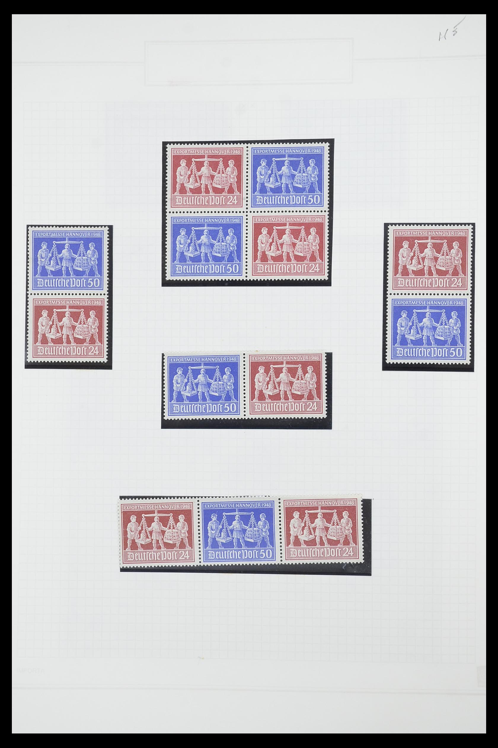33698 069 - Stamp collection 33698 Soviet Zone 1945-1948.