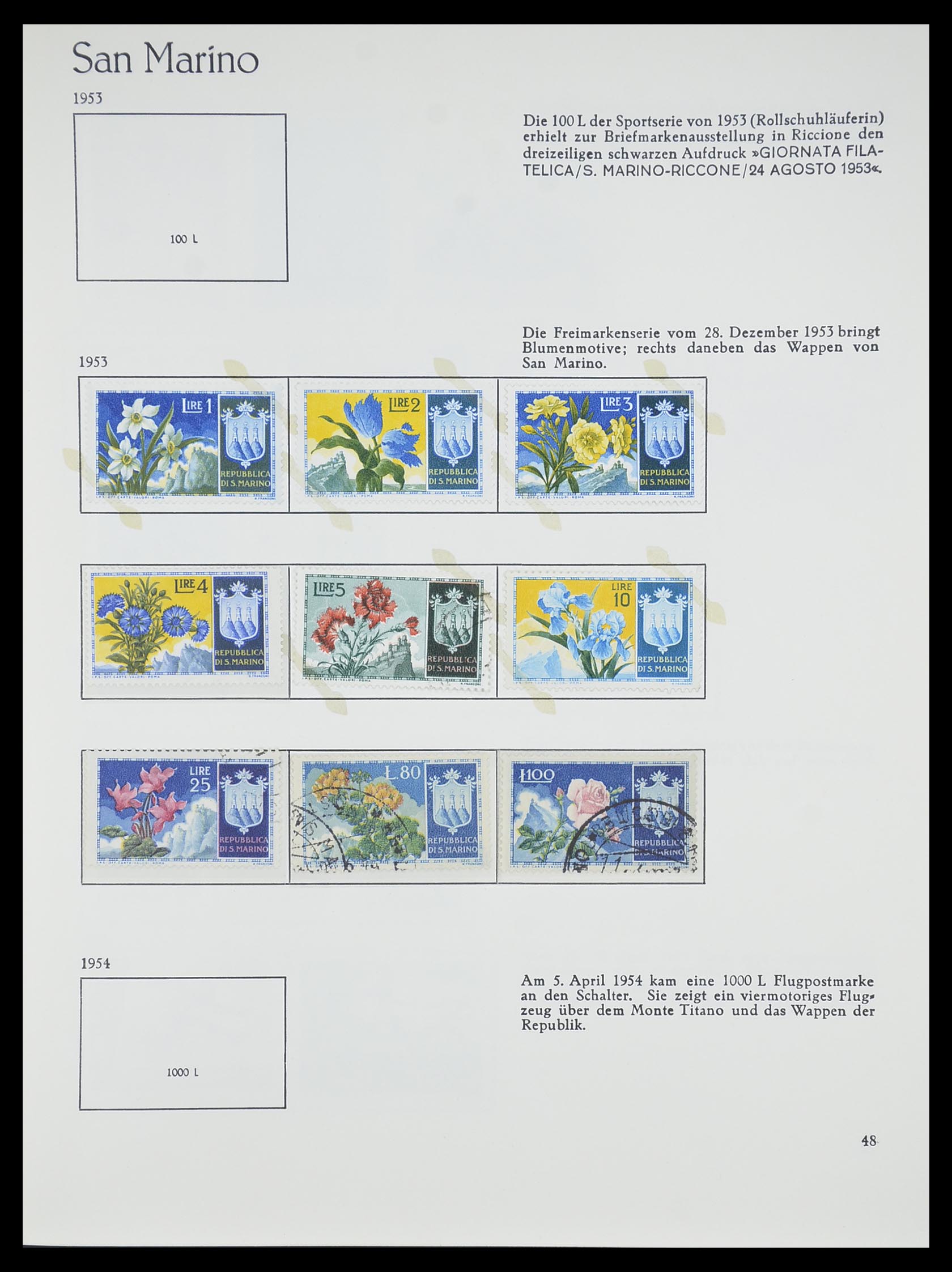 33701 048 - Stamp collection 33701 San Marino 1877-1962.