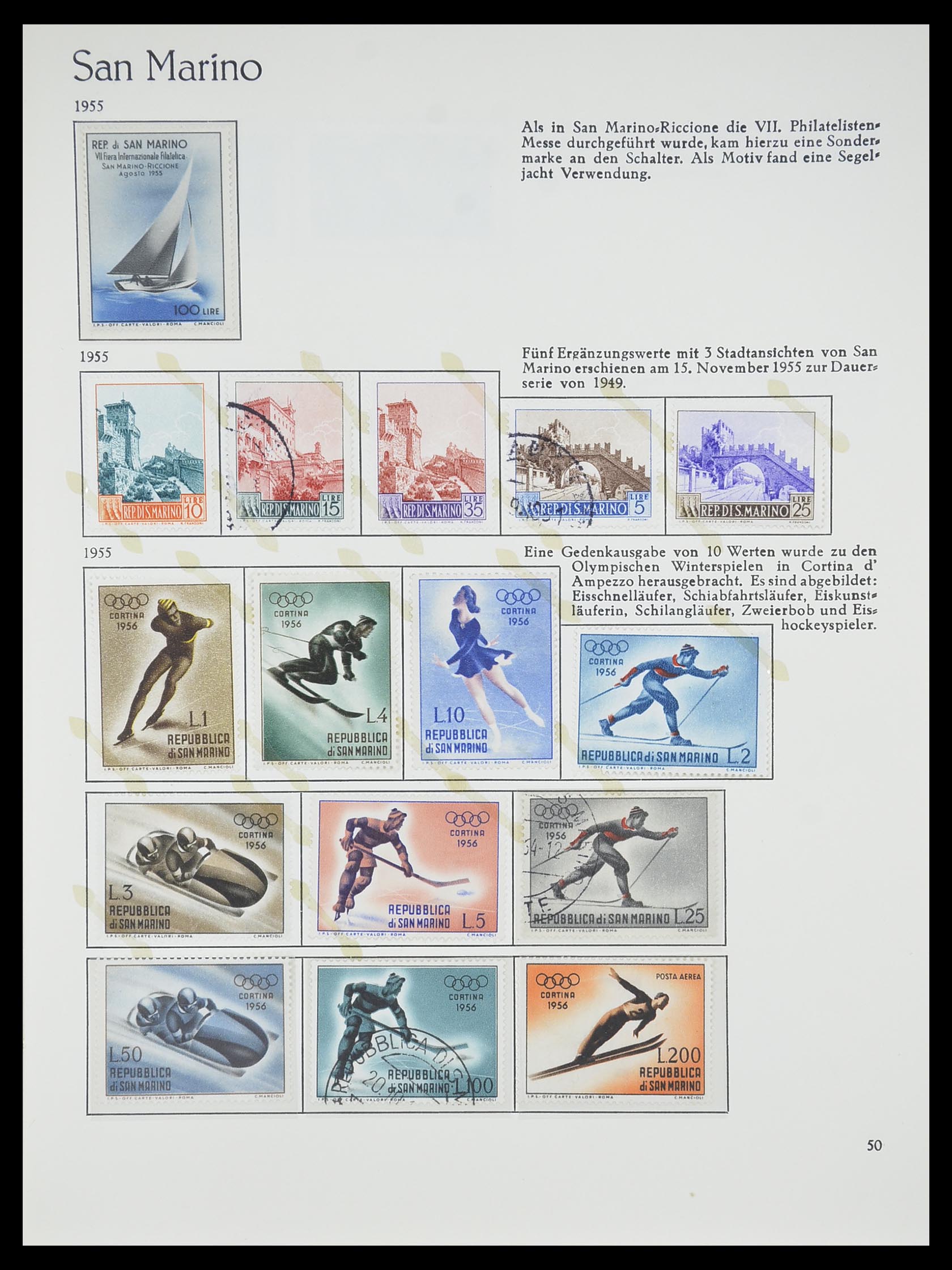 33701 050 - Stamp collection 33701 San Marino 1877-1962.