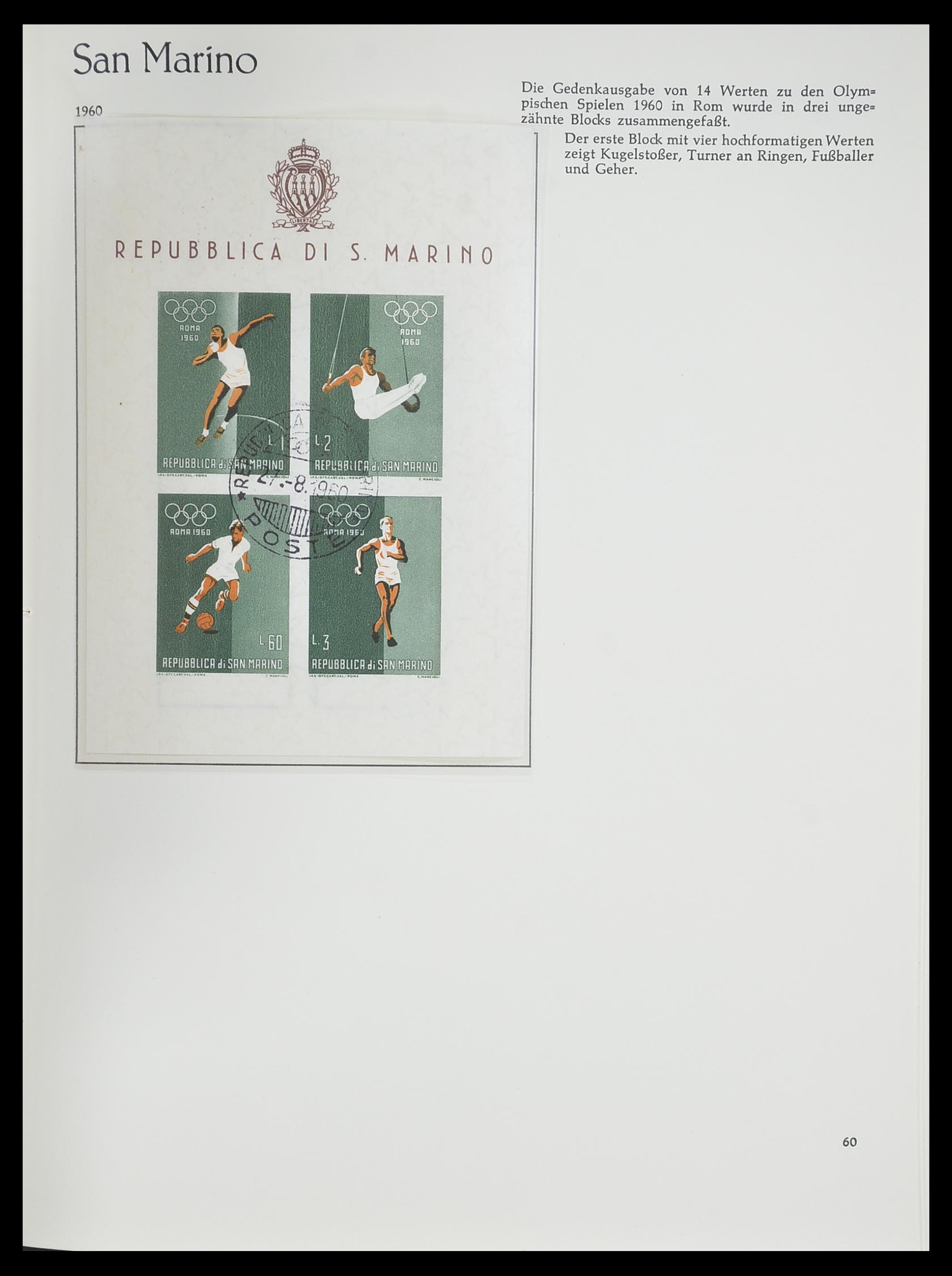 33701 060 - Postzegelverzameling 33701 San Marino 1877-1962.