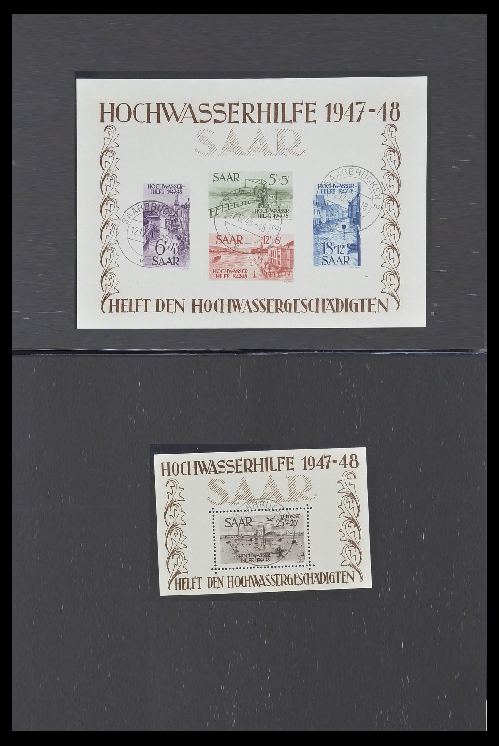 33702 016 - Postzegelverzameling 33702 Saar 1920-1959.