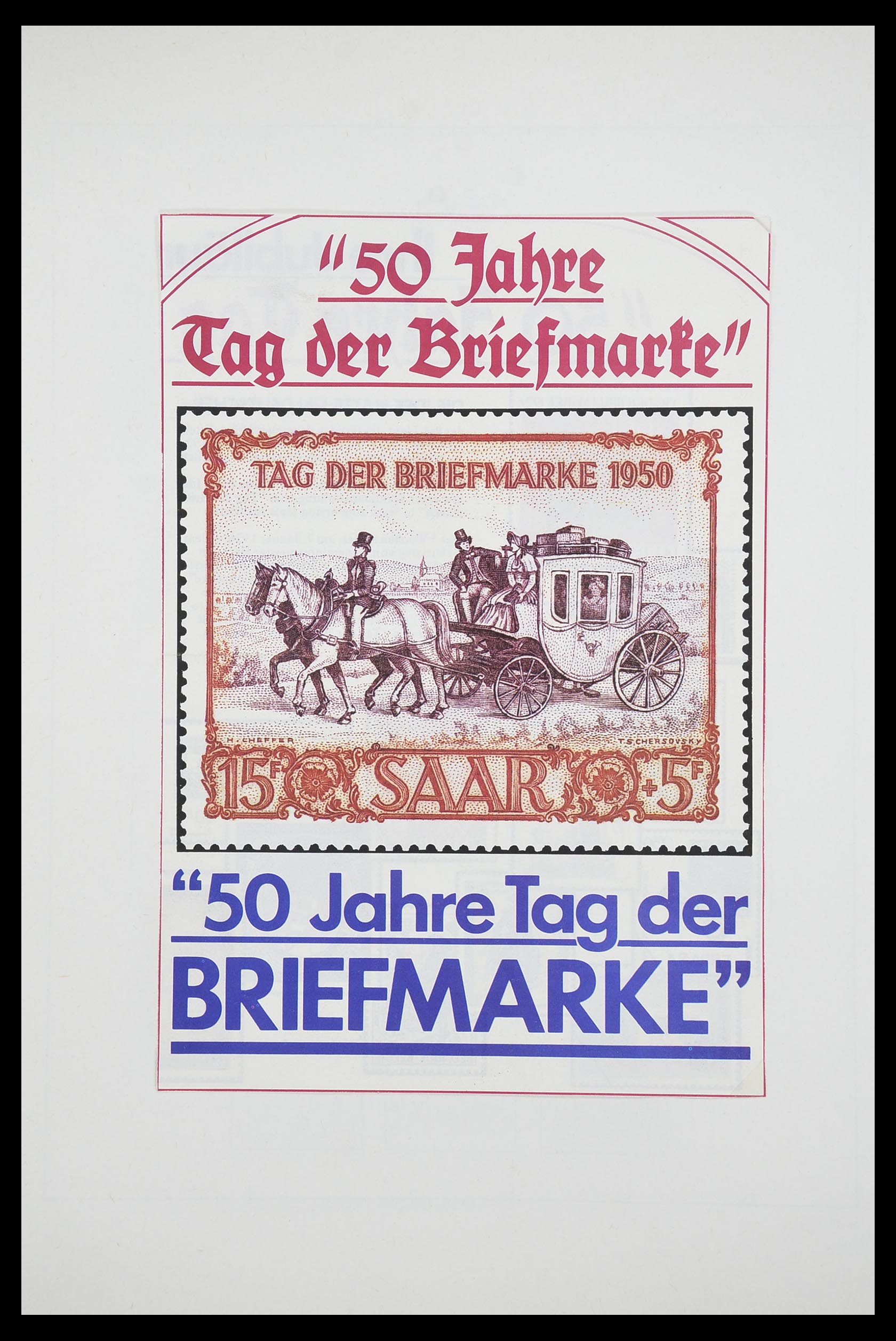 33702 020 - Postzegelverzameling 33702 Saar 1920-1959.
