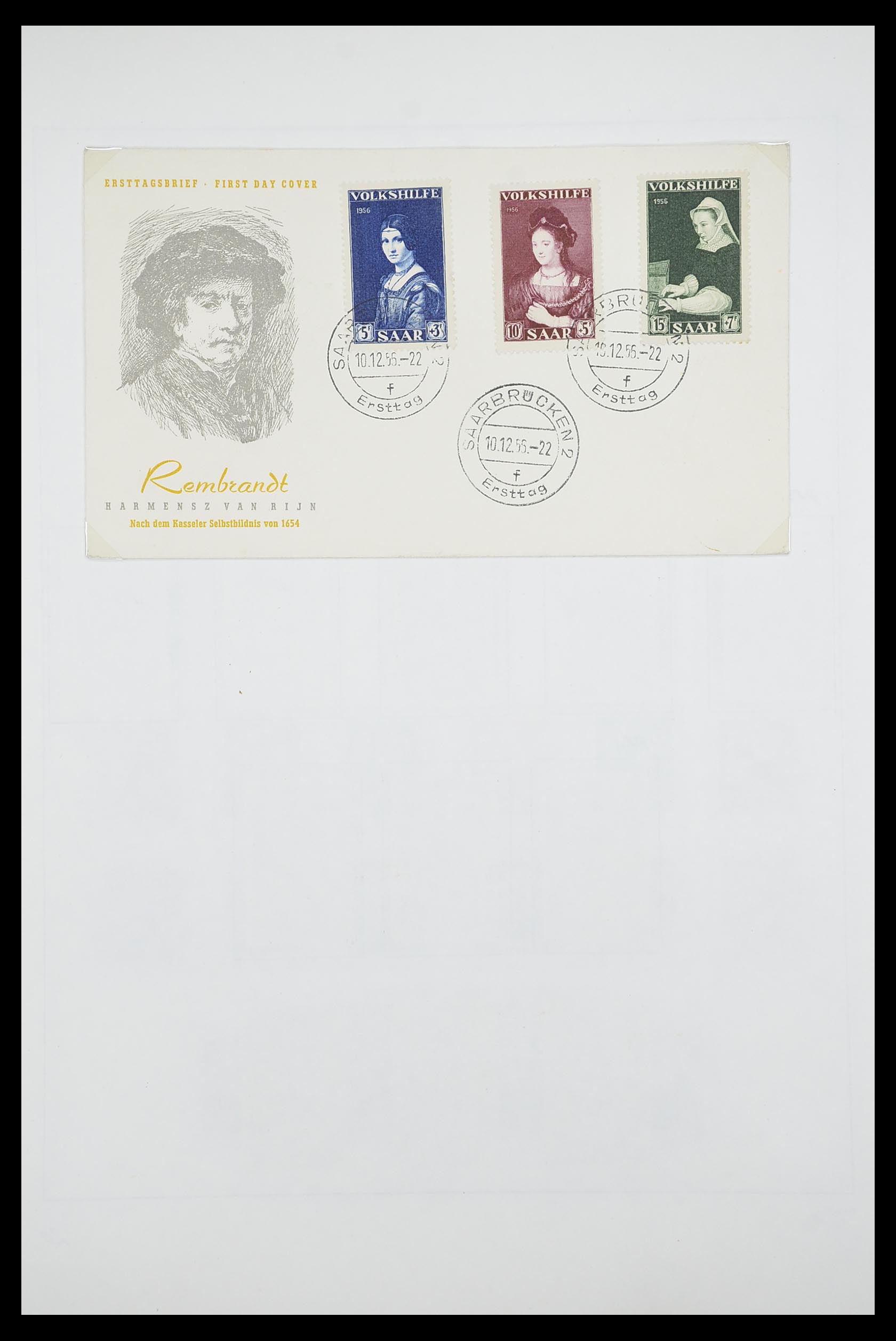 33702 028 - Postzegelverzameling 33702 Saar 1920-1959.