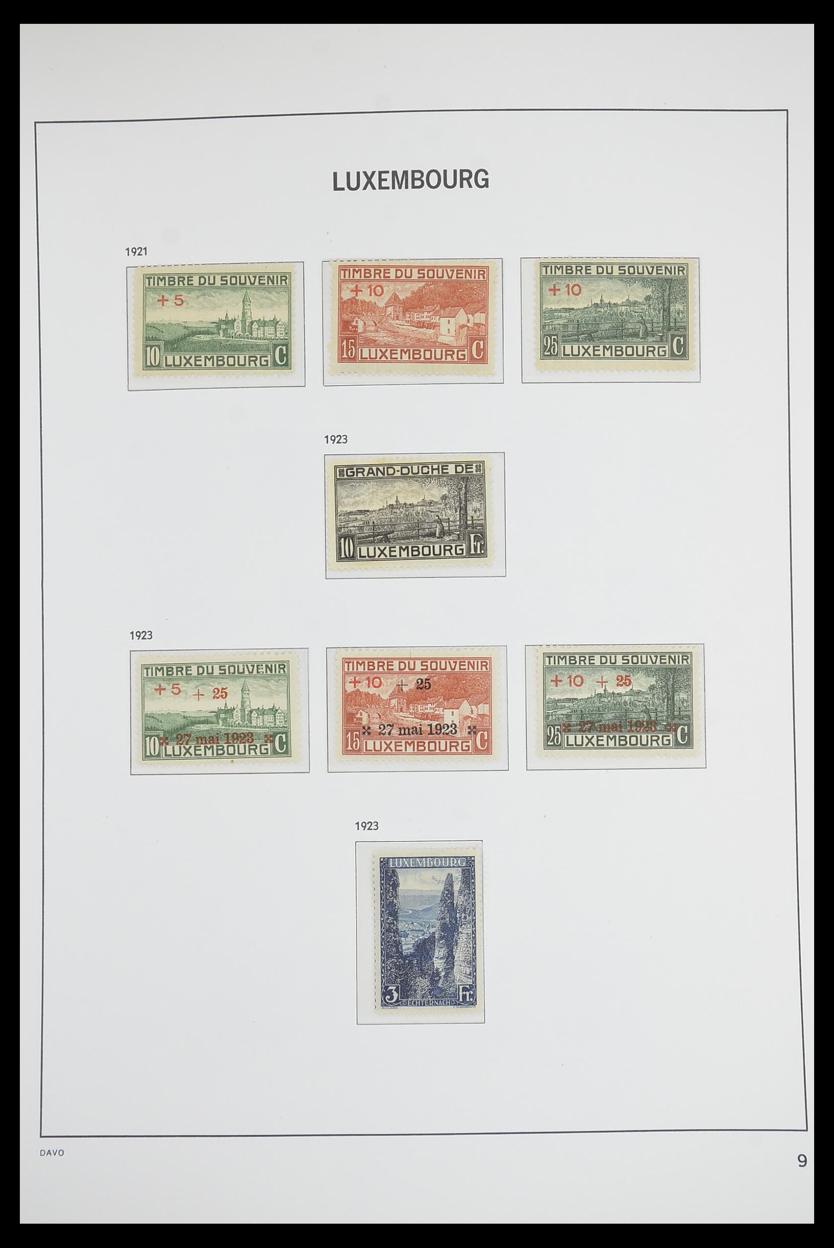 33703 009 - Postzegelverzameling 33703 Luxemburg 1852-1991.