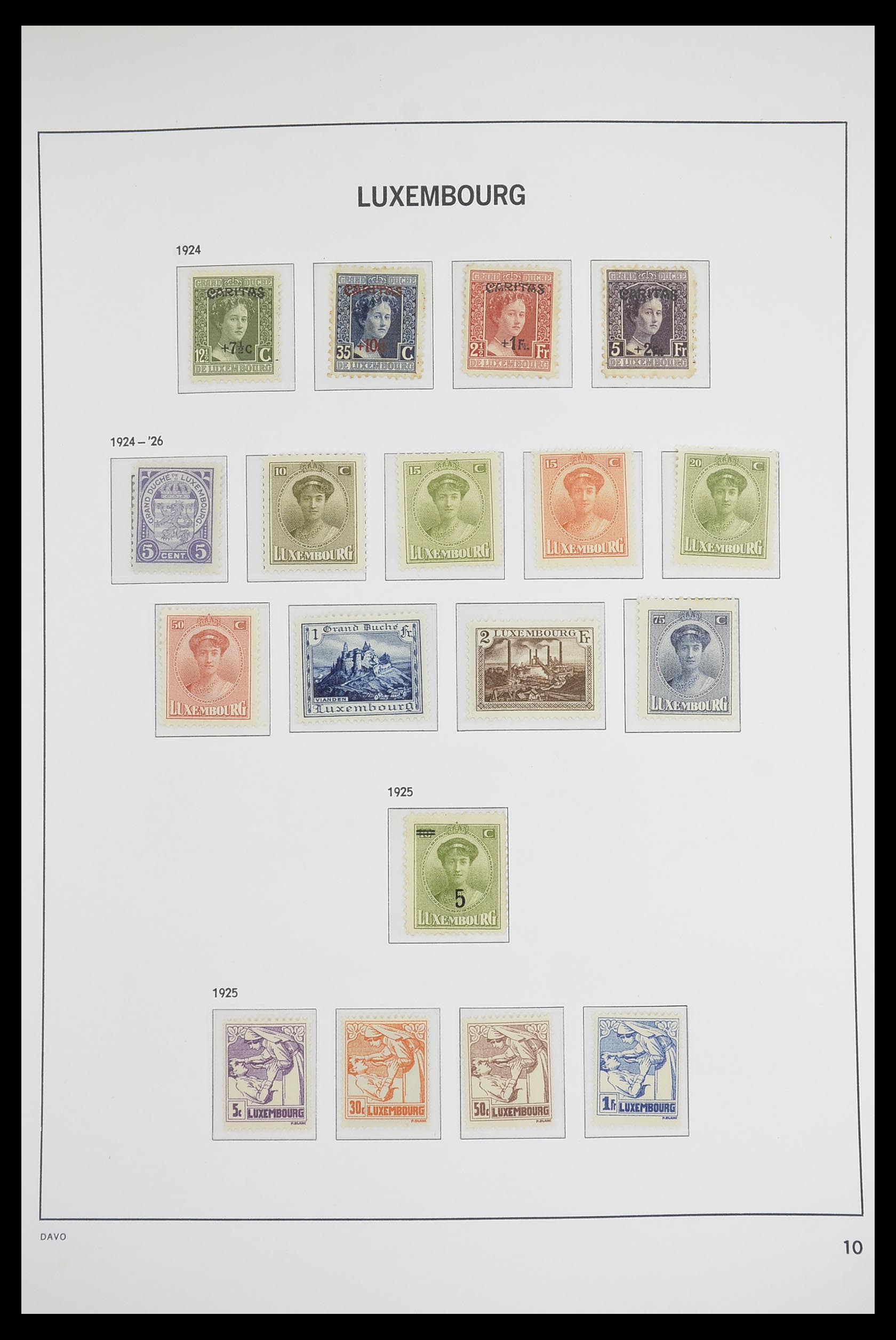 33703 010 - Postzegelverzameling 33703 Luxemburg 1852-1991.