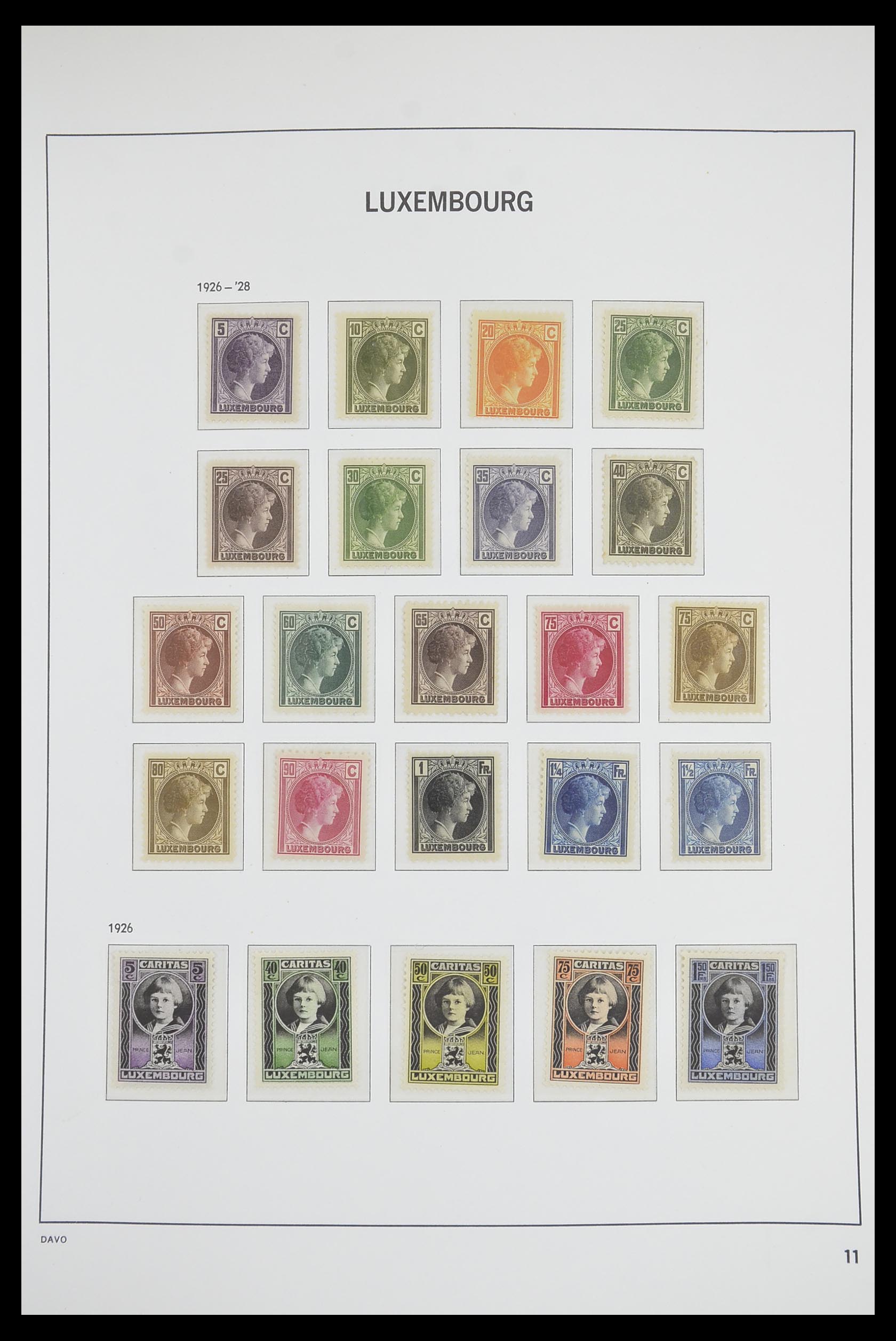 33703 011 - Stamp collection 33703 Luxembourg 1852-1991.