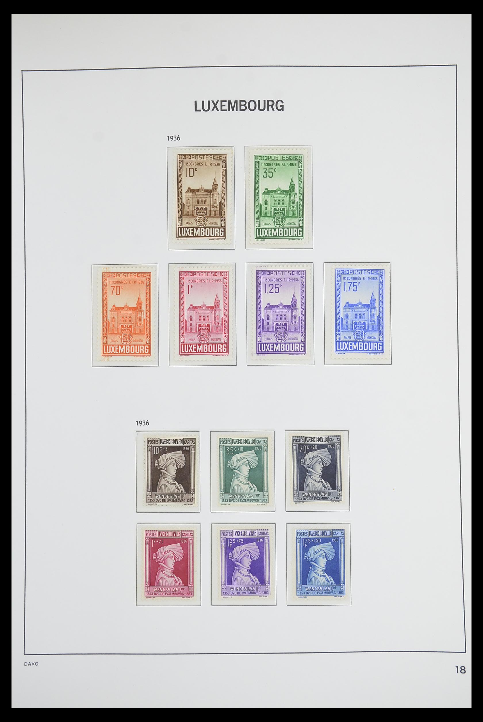 33703 017 - Postzegelverzameling 33703 Luxemburg 1852-1991.